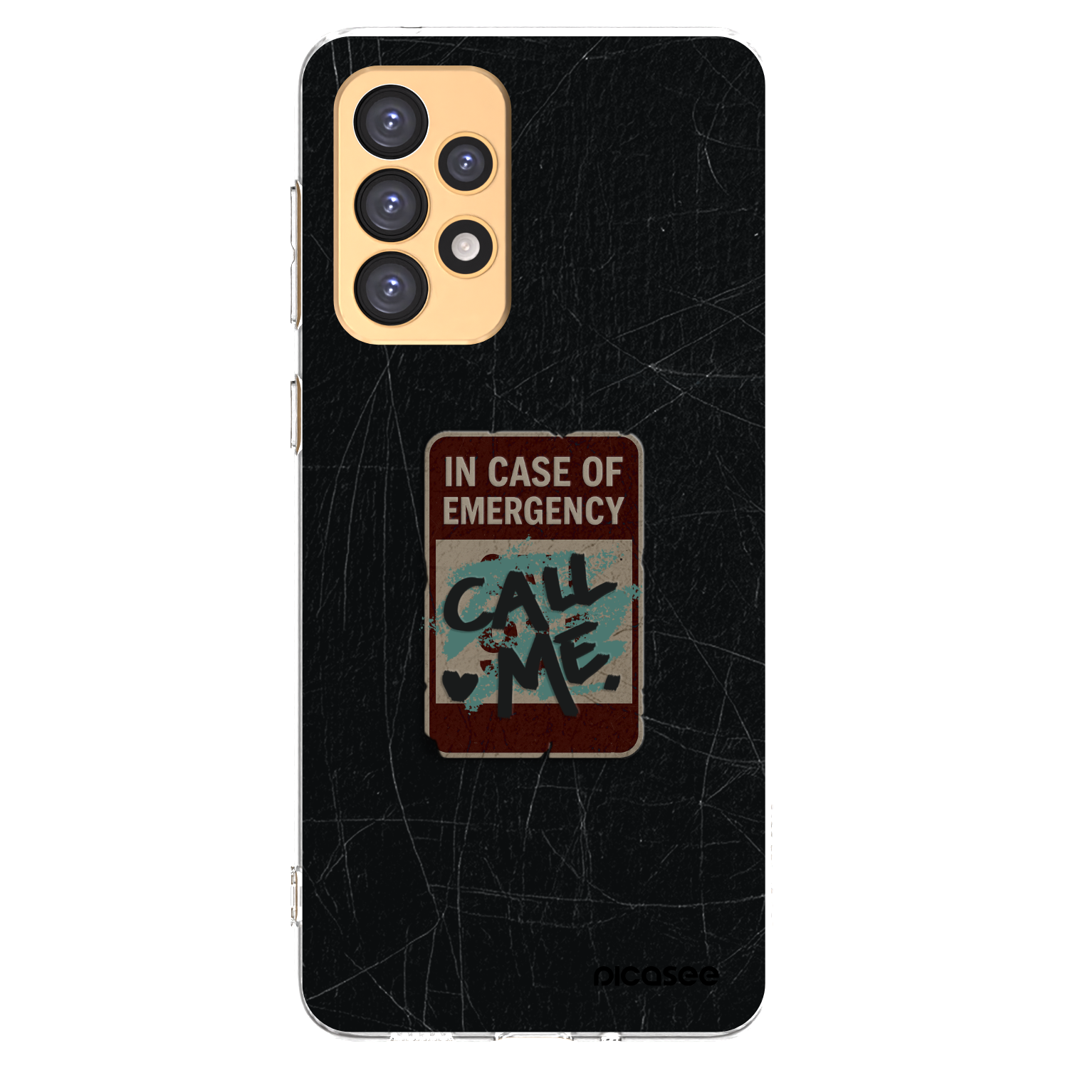 Picasee silikónový prehľadný obal pre Samsung Galaxy A33 5G A336 - EMERGENCY