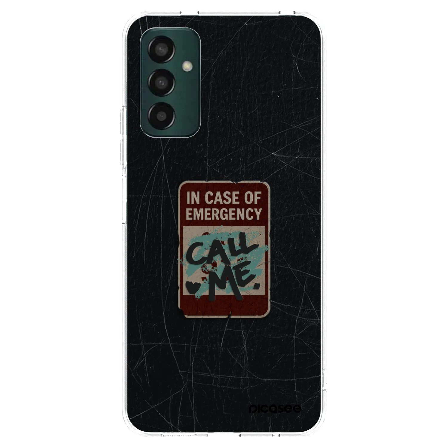 Picasee silikónový prehľadný obal pre Samsung Galaxy M13 M135F - EMERGENCY