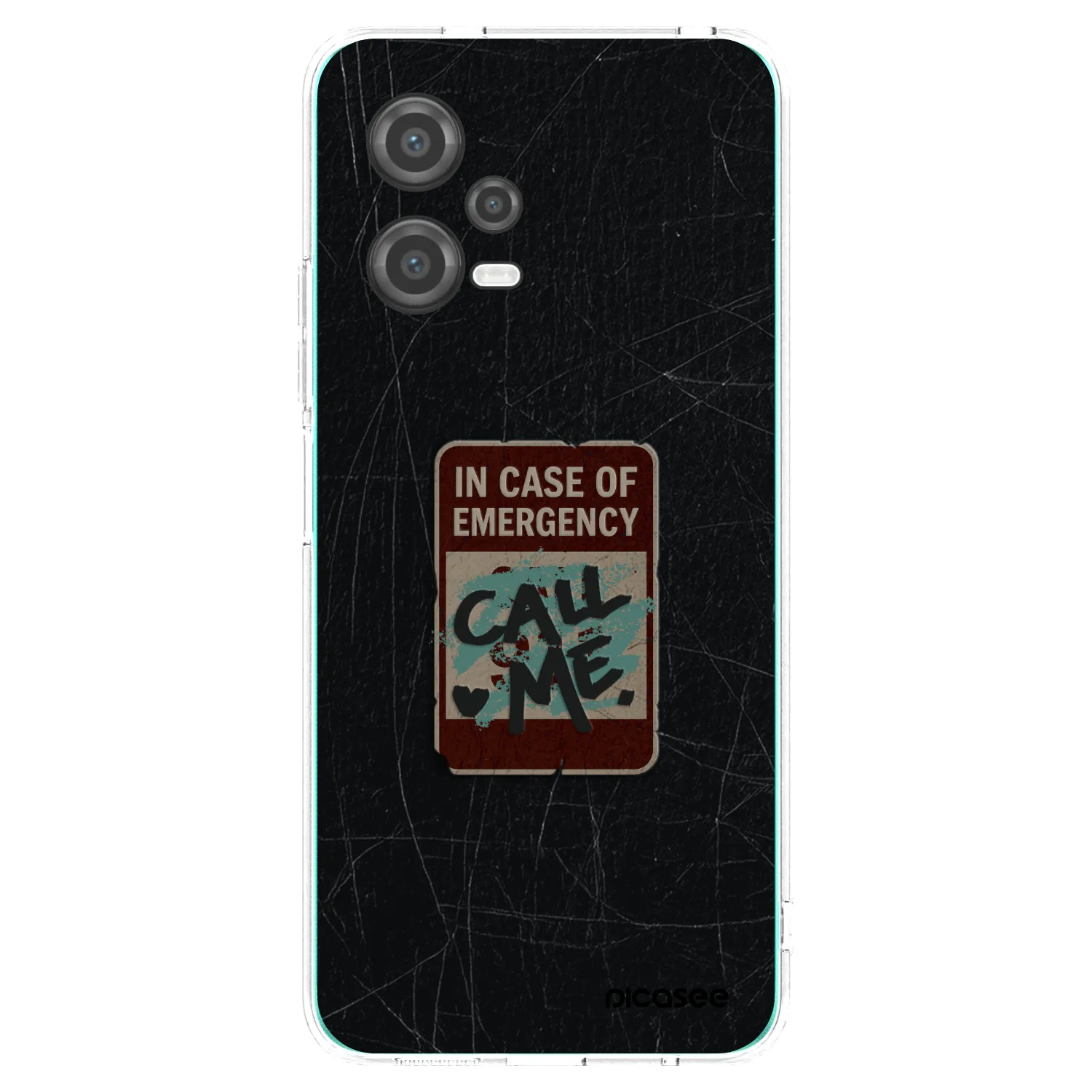 Picasee silikónový prehľadný obal pre Xiaomi Poco X5 - EMERGENCY