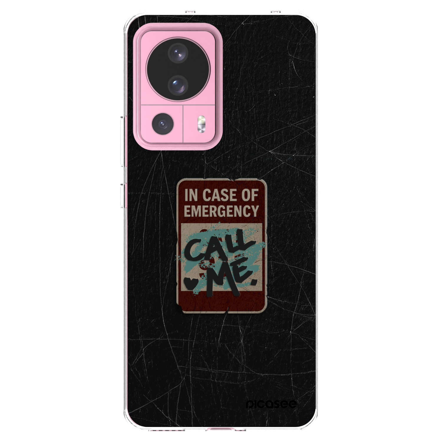 Silikónový prehľadný obal pre Xiaomi 13 Lite - EMERGENCY