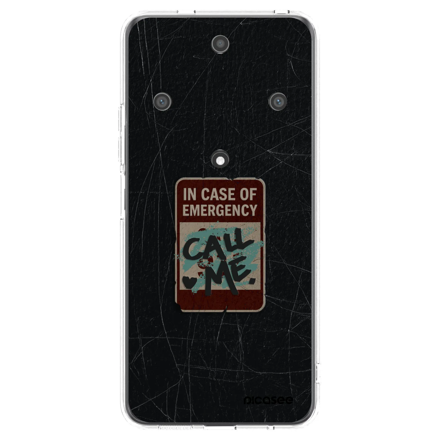 Picasee silikónový prehľadný obal pre Honor Magic5 Lite 5G - EMERGENCY