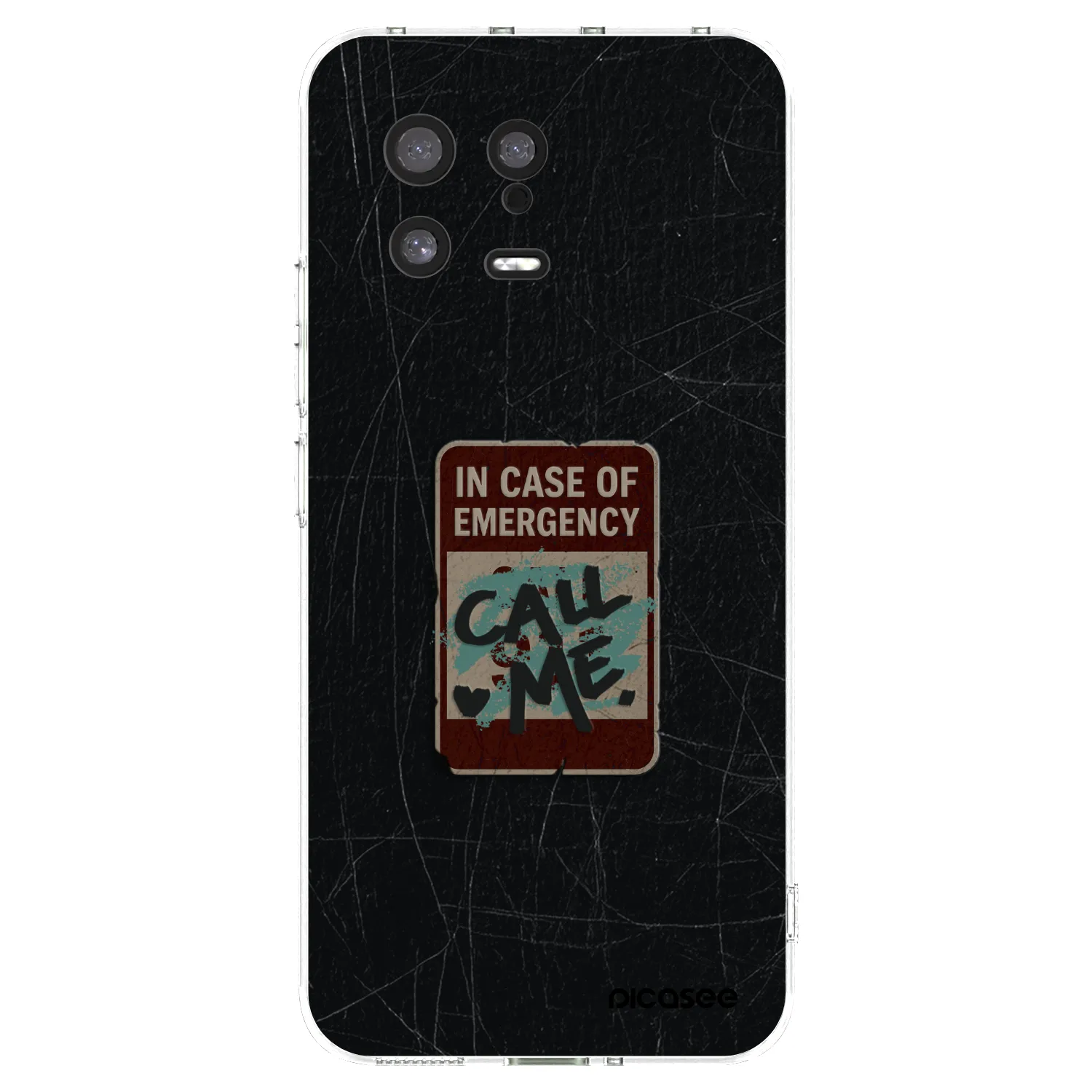 Silikónový prehľadný obal pre Xiaomi 13 - EMERGENCY
