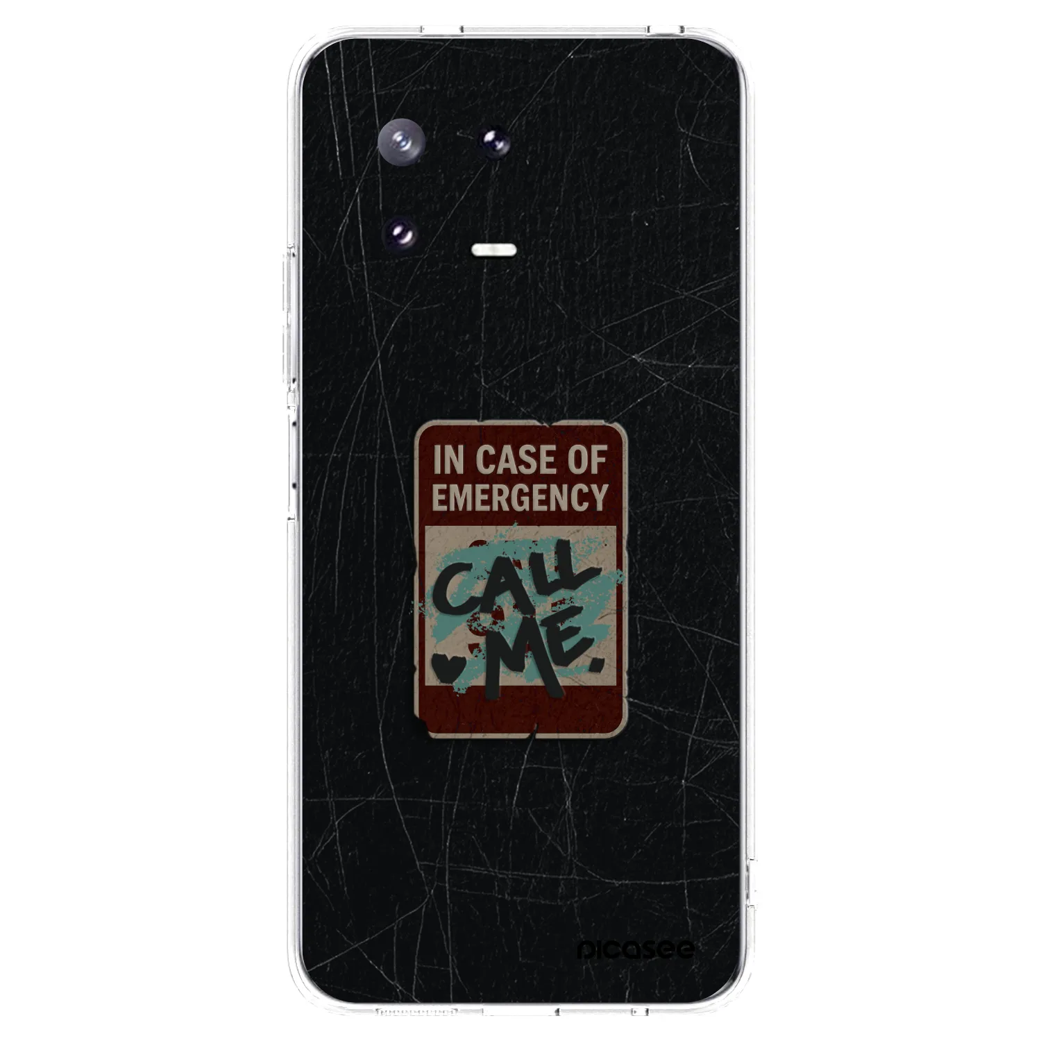 Picasee silikónový prehľadný obal pre Xiaomi 13 Pro - EMERGENCY