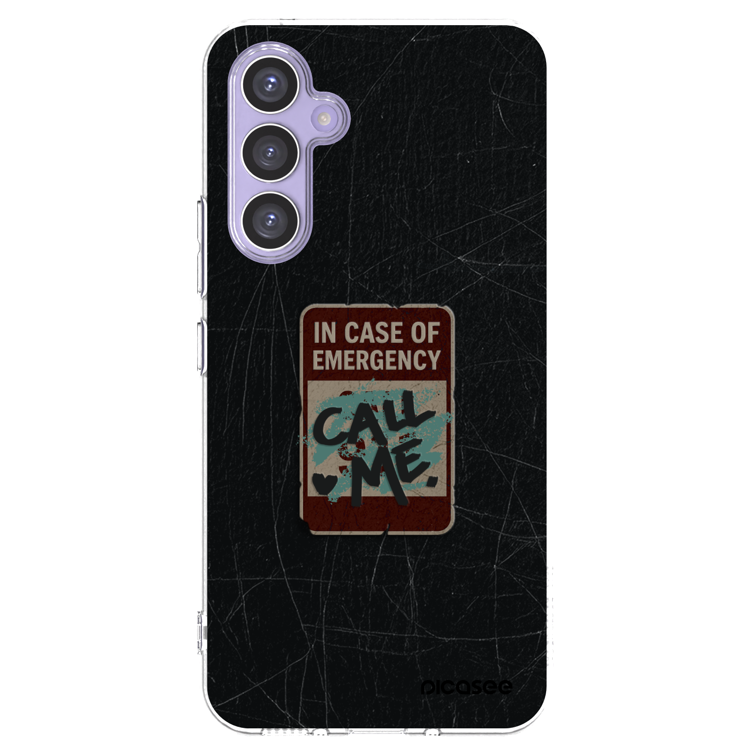 Picasee silikónový prehľadný obal pre Samsung Galaxy A54 5G A546B - EMERGENCY