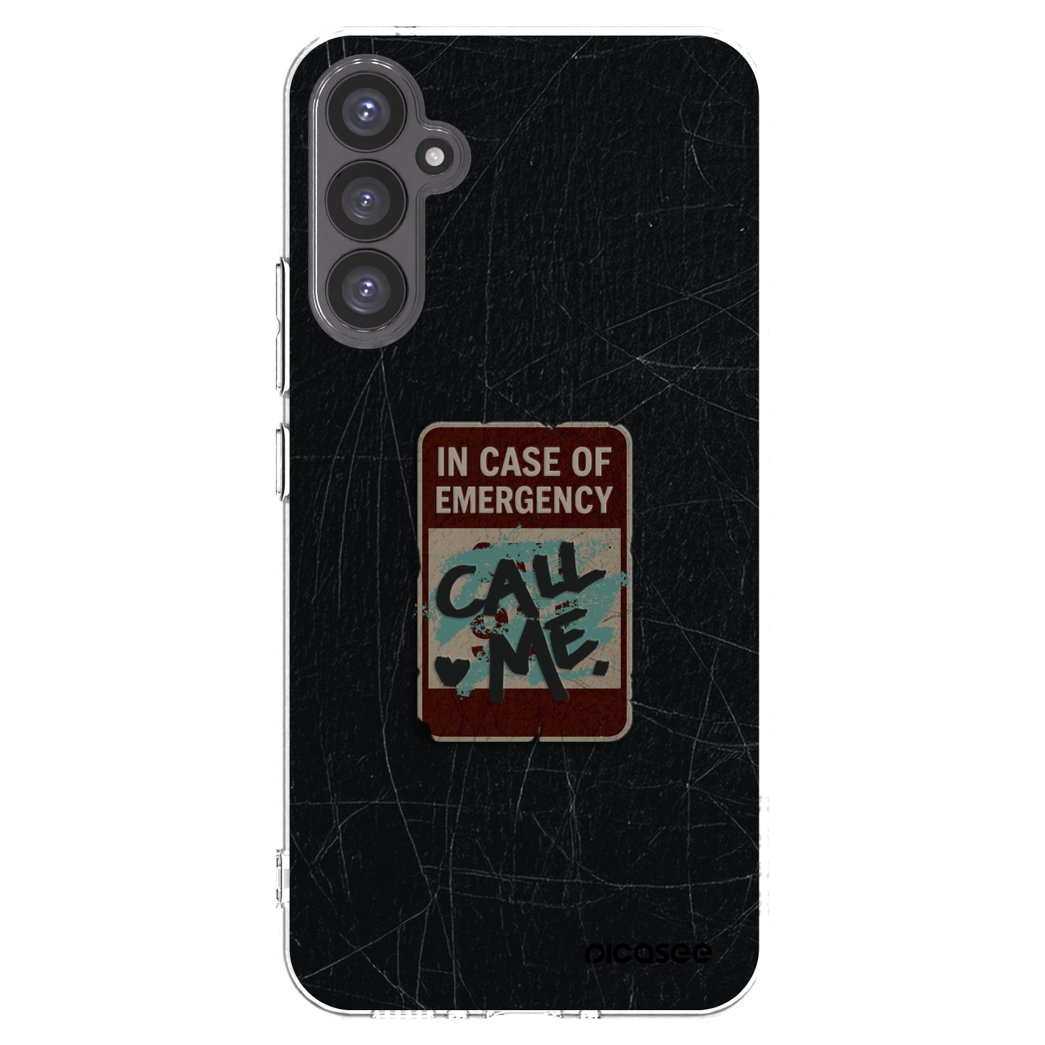 Picasee silikónový prehľadný obal pre Samsung Galaxy A34 5G A346B - EMERGENCY