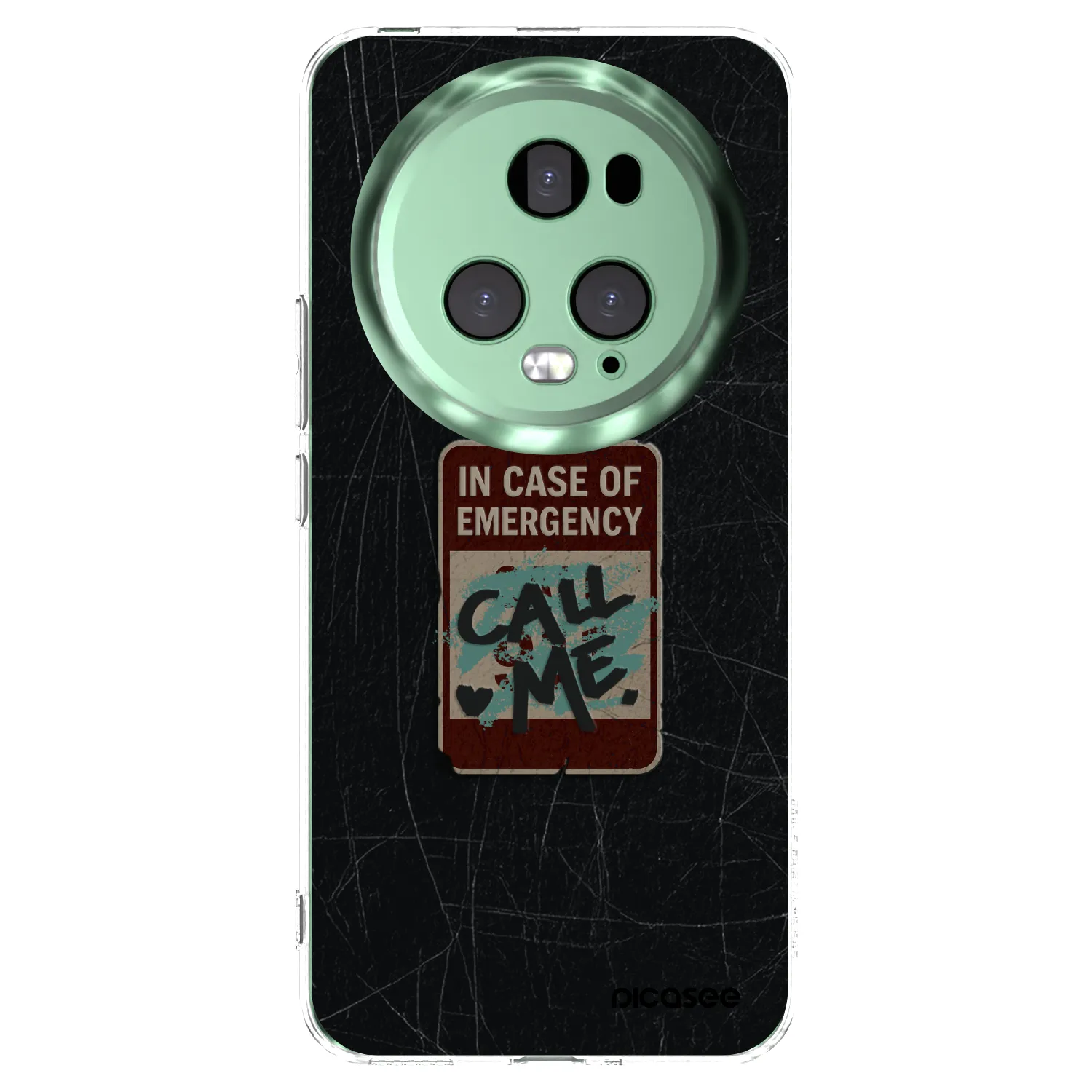 Picasee silikónový prehľadný obal pre Honor Magic5 Pro - EMERGENCY