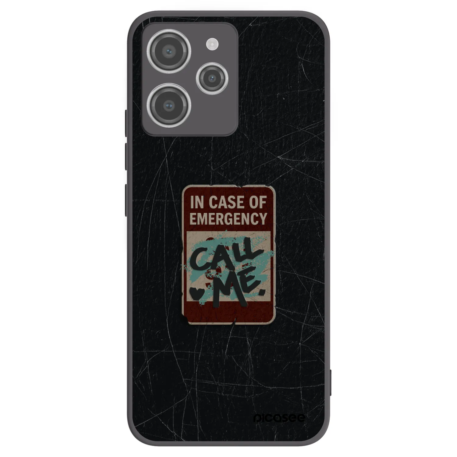 Silikónový čierny obal pre Xiaomi Redmi 12 4G - EMERGENCY