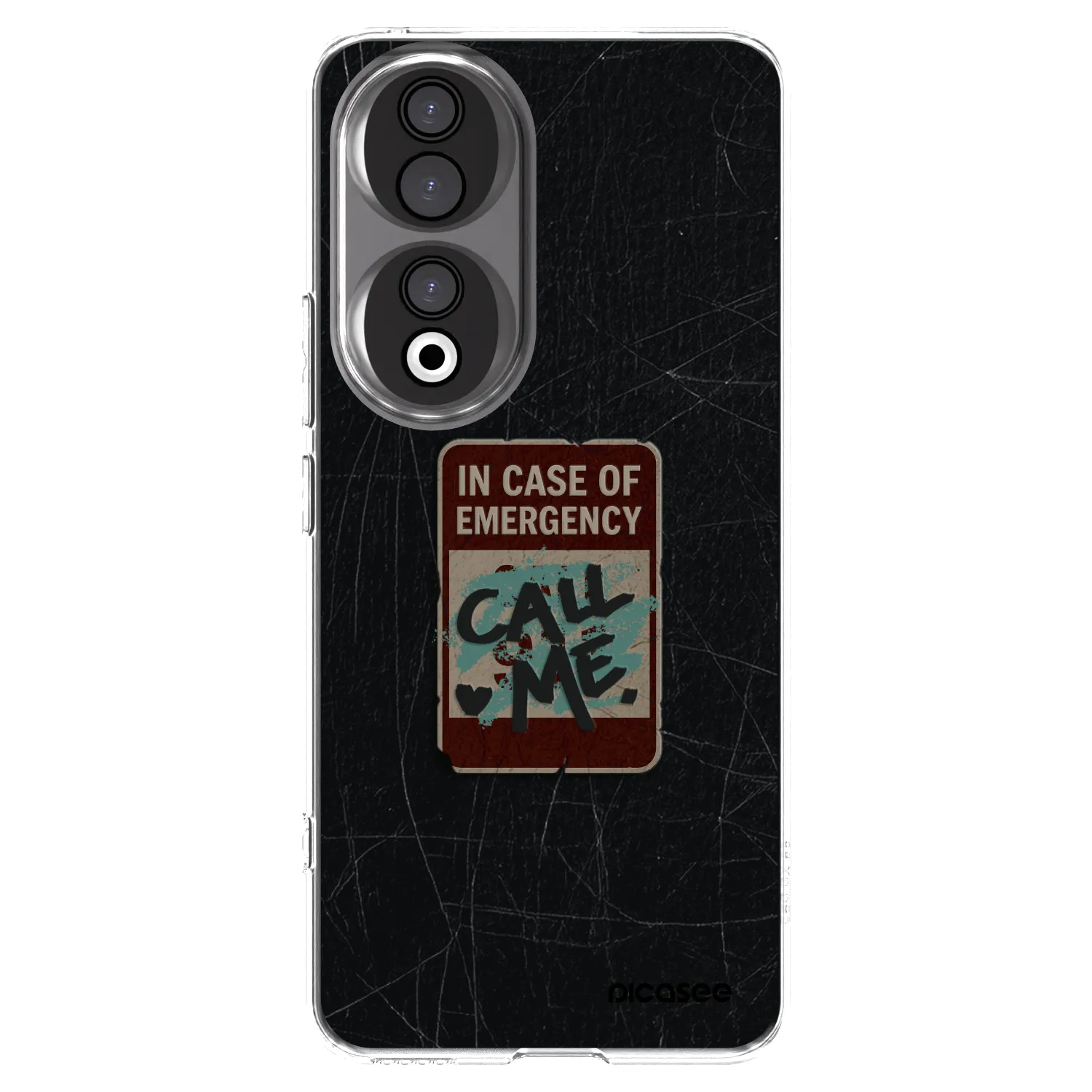 Picasee silikónový prehľadný obal pre Honor 90 5G - EMERGENCY