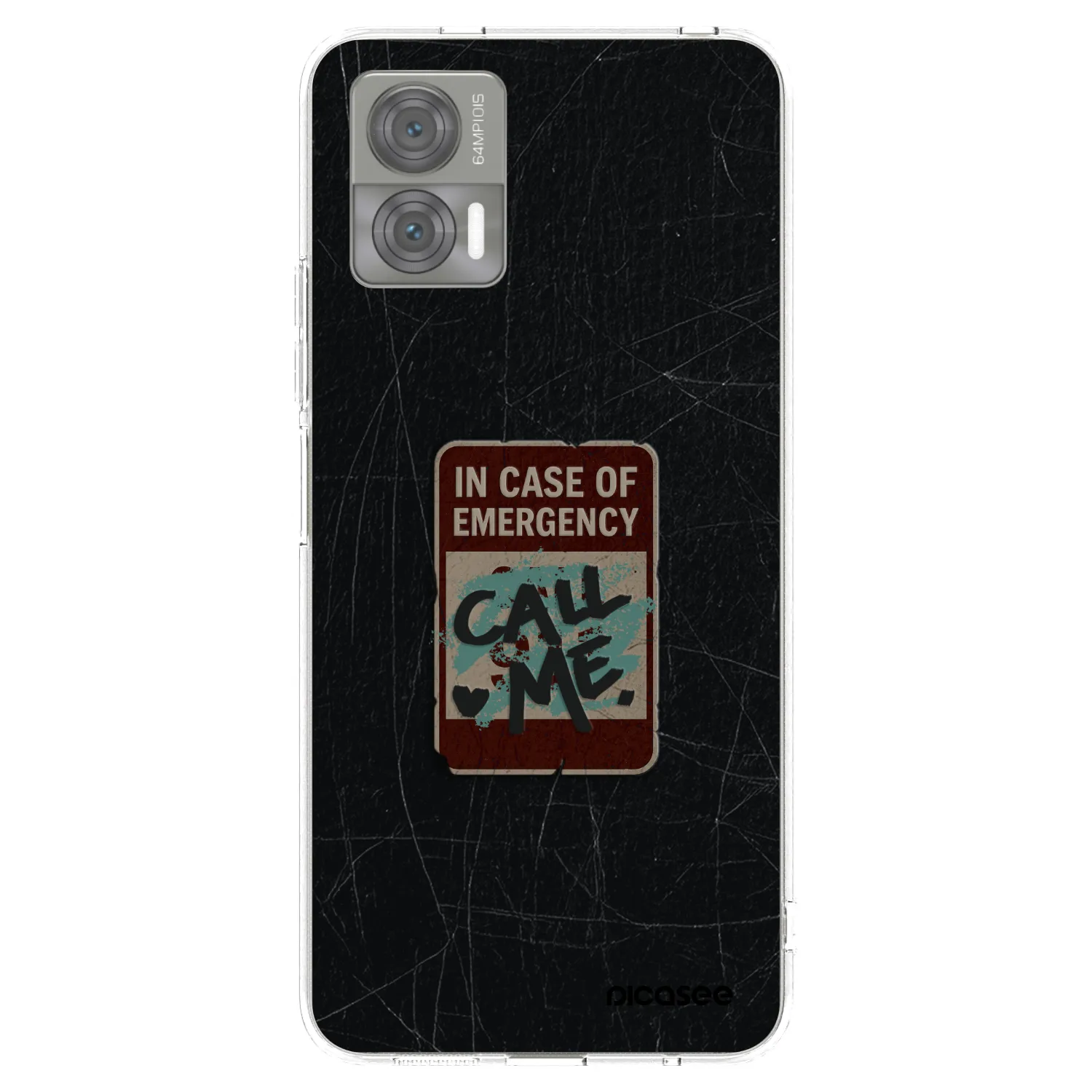 Picasee silikónový prehľadný obal pre Motorola Edge 30 Neo - EMERGENCY