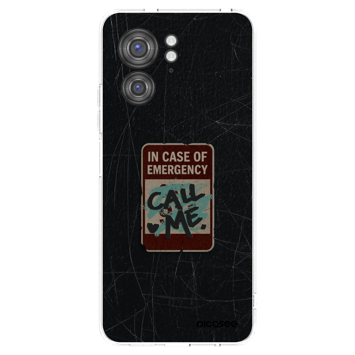 Silikónový prehľadný obal pre Motorola Edge 40 - EMERGENCY