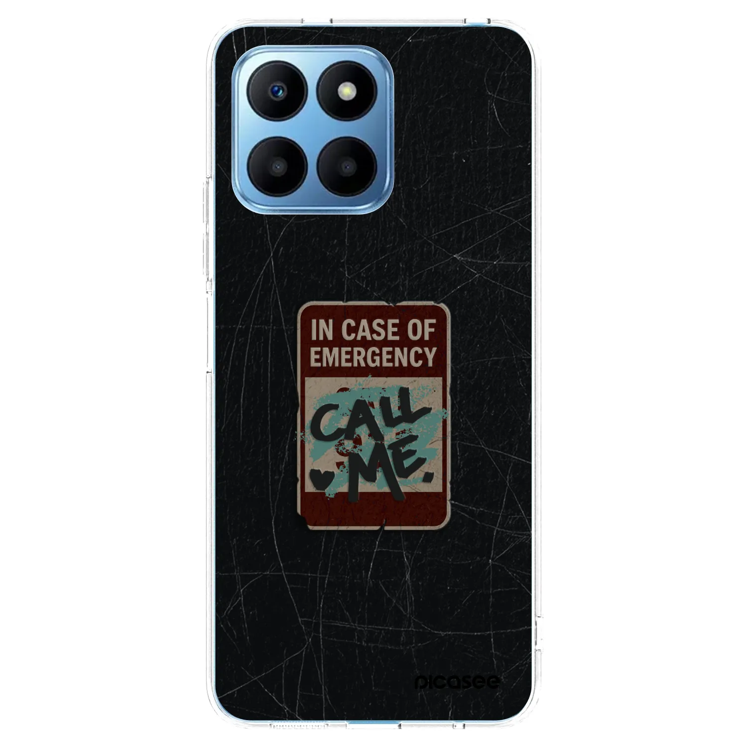 Picasee silikónový prehľadný obal pre Honor 70 Lite - EMERGENCY