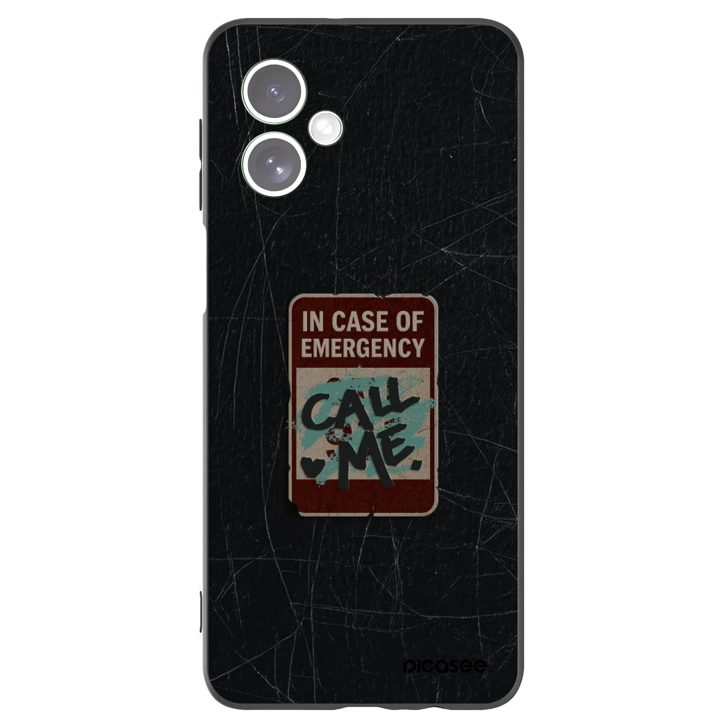 Silikónový čierny obal pre Motorola Moto G54 5G - EMERGENCY