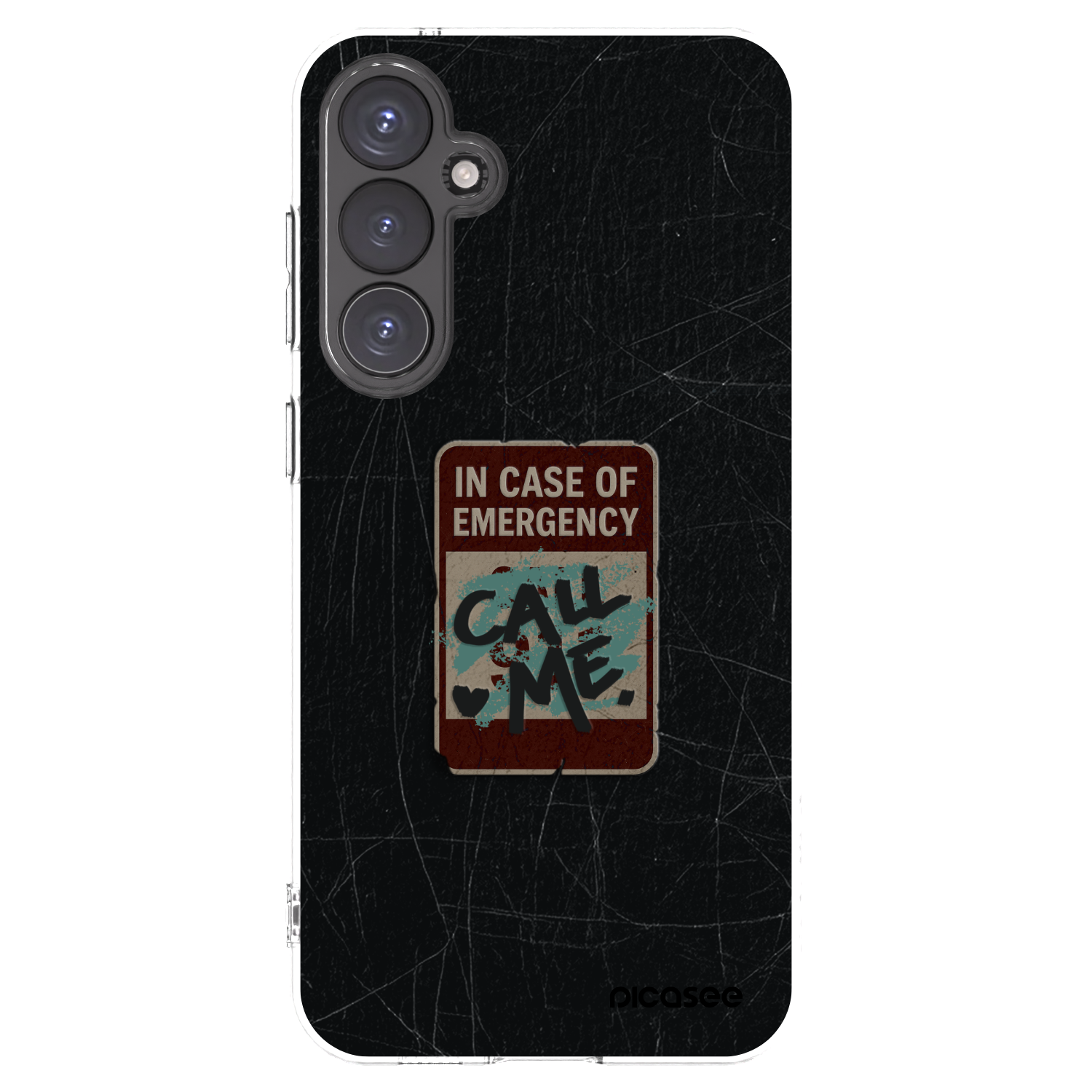 Picasee silikónový prehľadný obal pre Samsung Galaxy S23 FE S711B - EMERGENCY