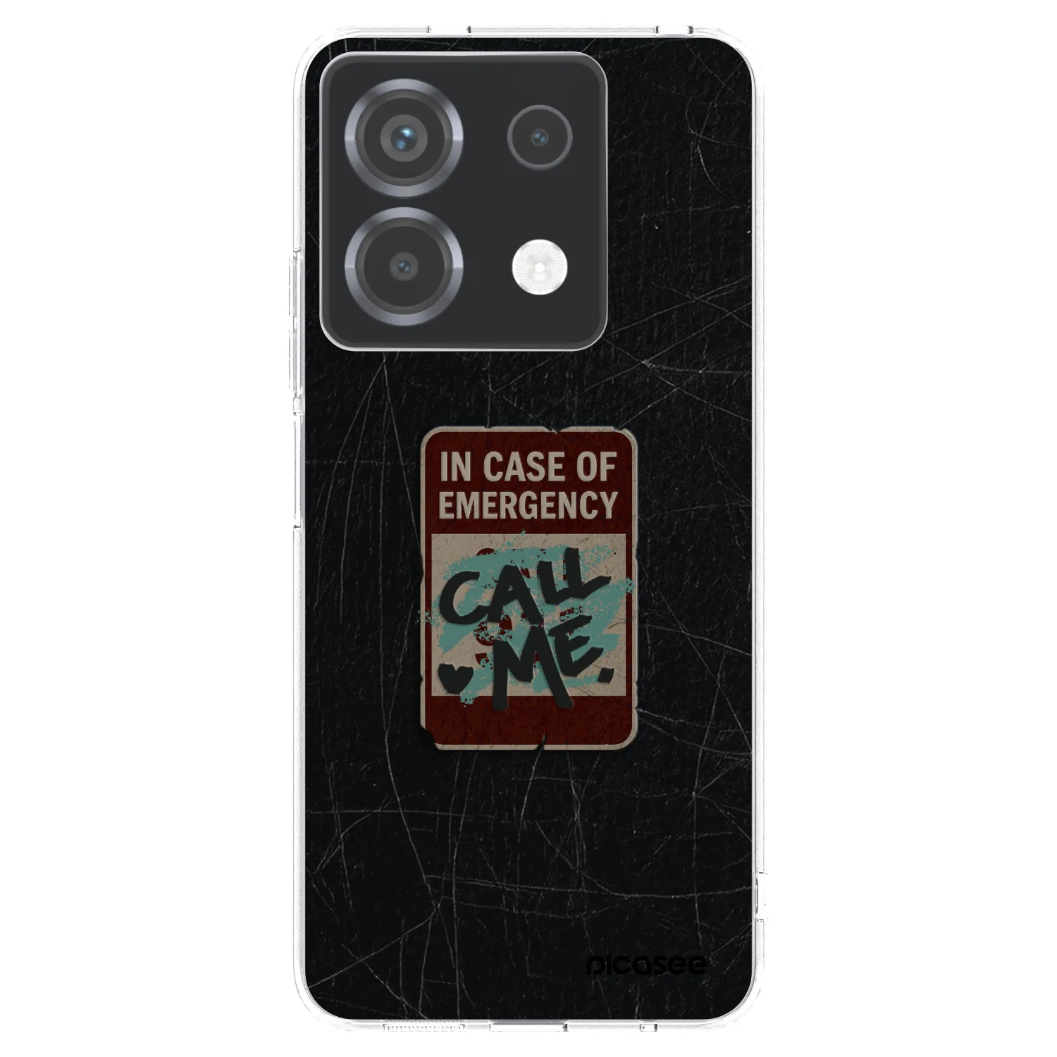 Picasee silikónový prehľadný obal pre Xiaomi Poco X6 - EMERGENCY
