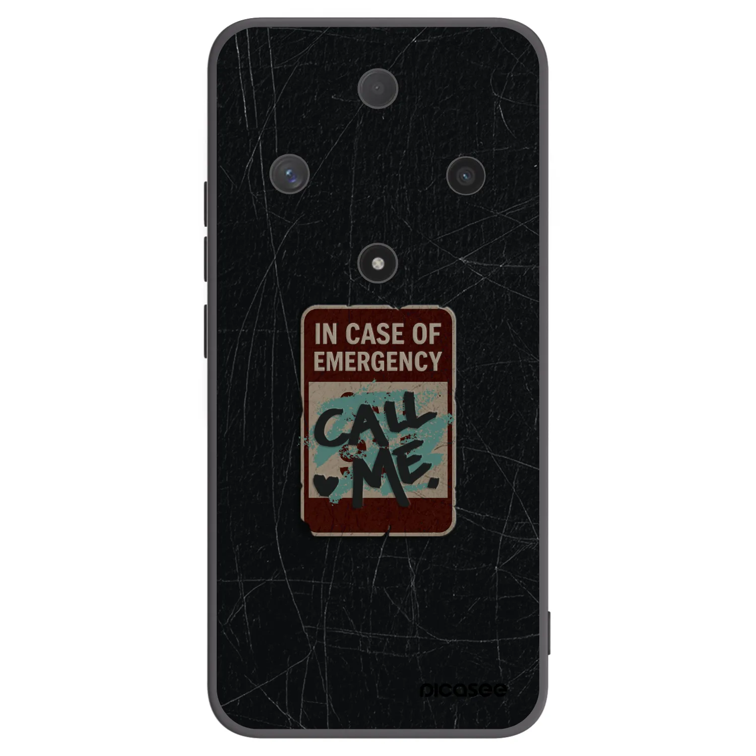 Picasee silikónový čierny obal pre Honor Magic6 Lite 5G - EMERGENCY
