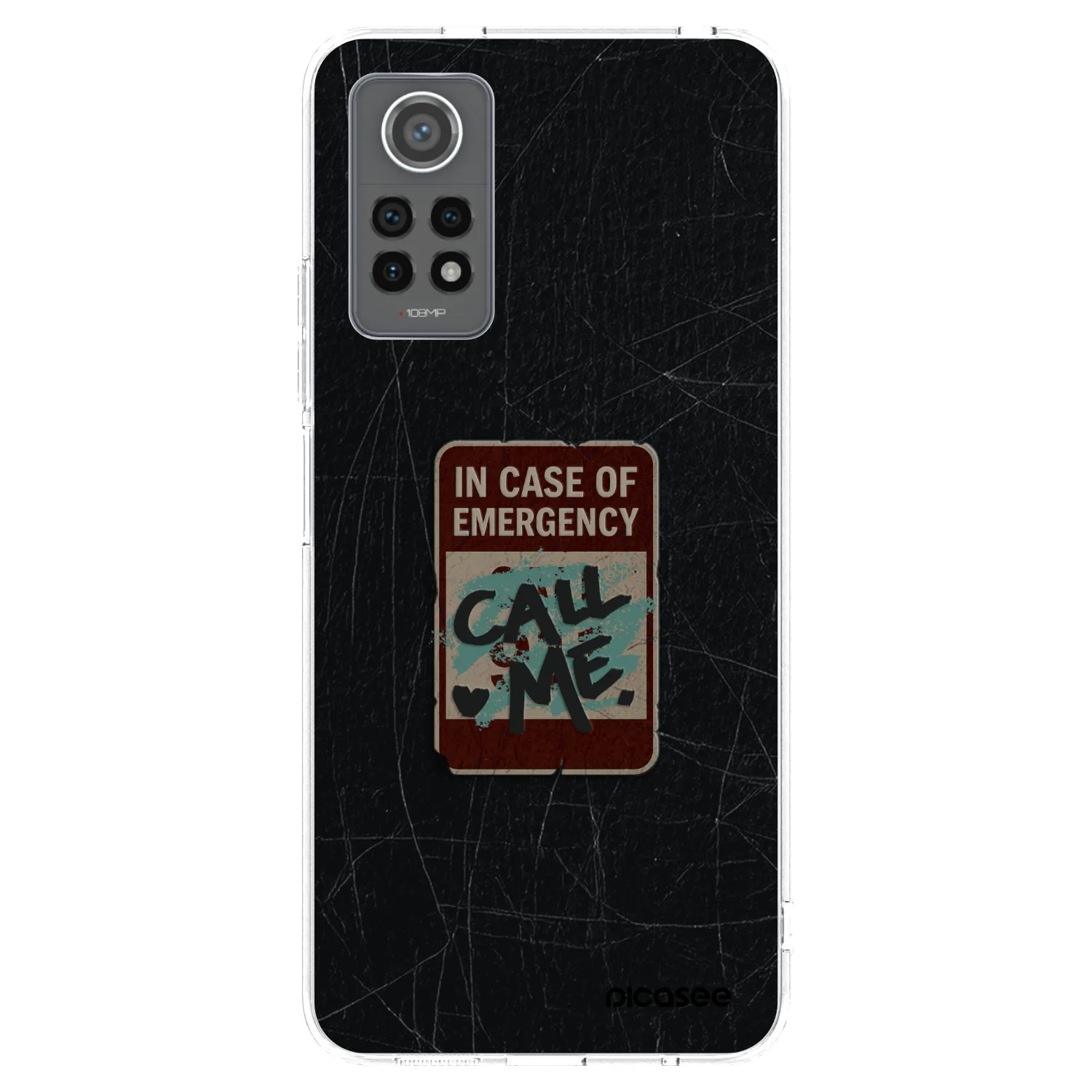 Silikónový prehľadný obal pre Xiaomi Redmi Note 12 Pro 4G - EMERGENCY