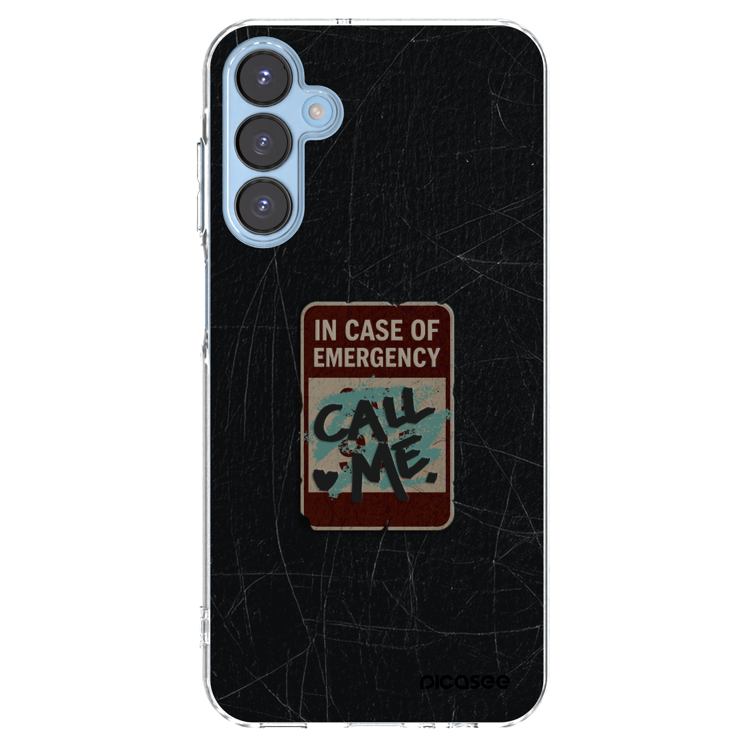Picasee silikónový prehľadný obal pre Samsung Galaxy A15 A156B 5G - EMERGENCY