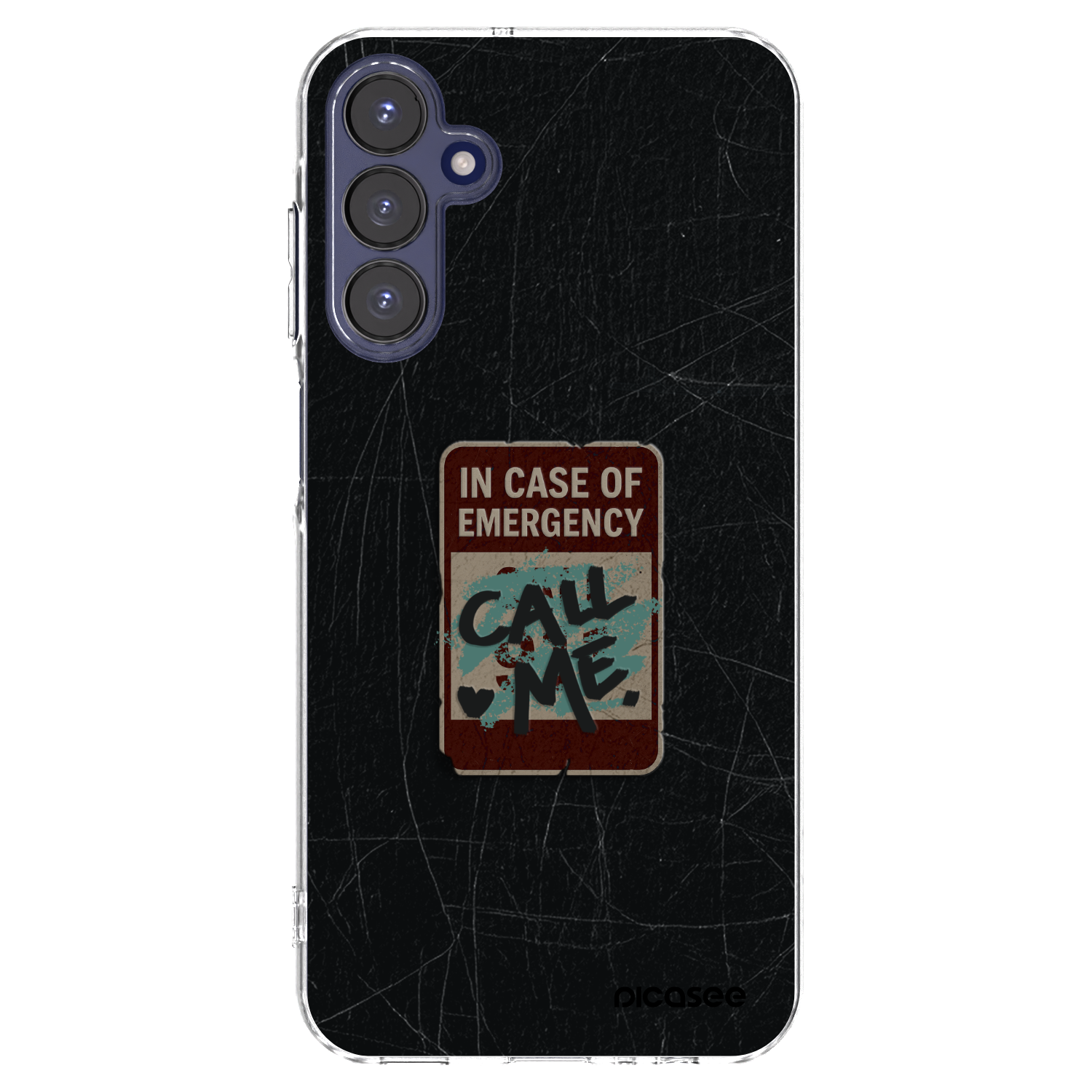 Picasee silikónový prehľadný obal pre Samsung Galaxy A15 A155F 4G - EMERGENCY