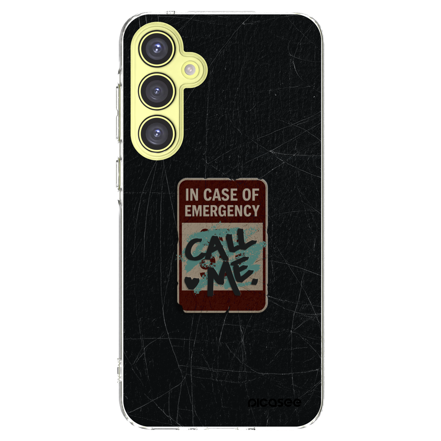 Picasee silikónový prehľadný obal pre Samsung Galaxy A35 5G A356B - EMERGENCY