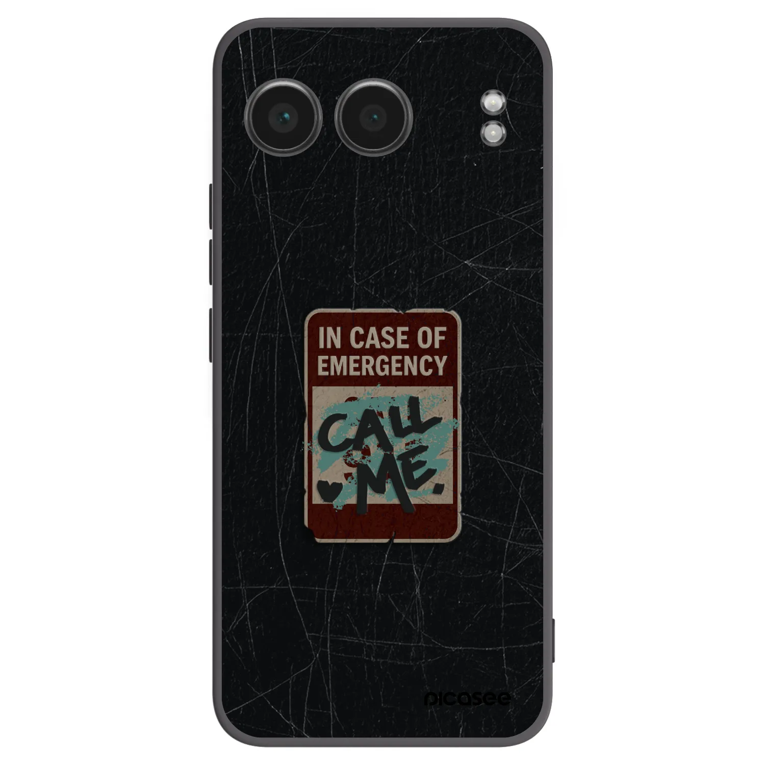 Picasee silikónový čierny obal pre OnePlus Nord 4 - EMERGENCY
