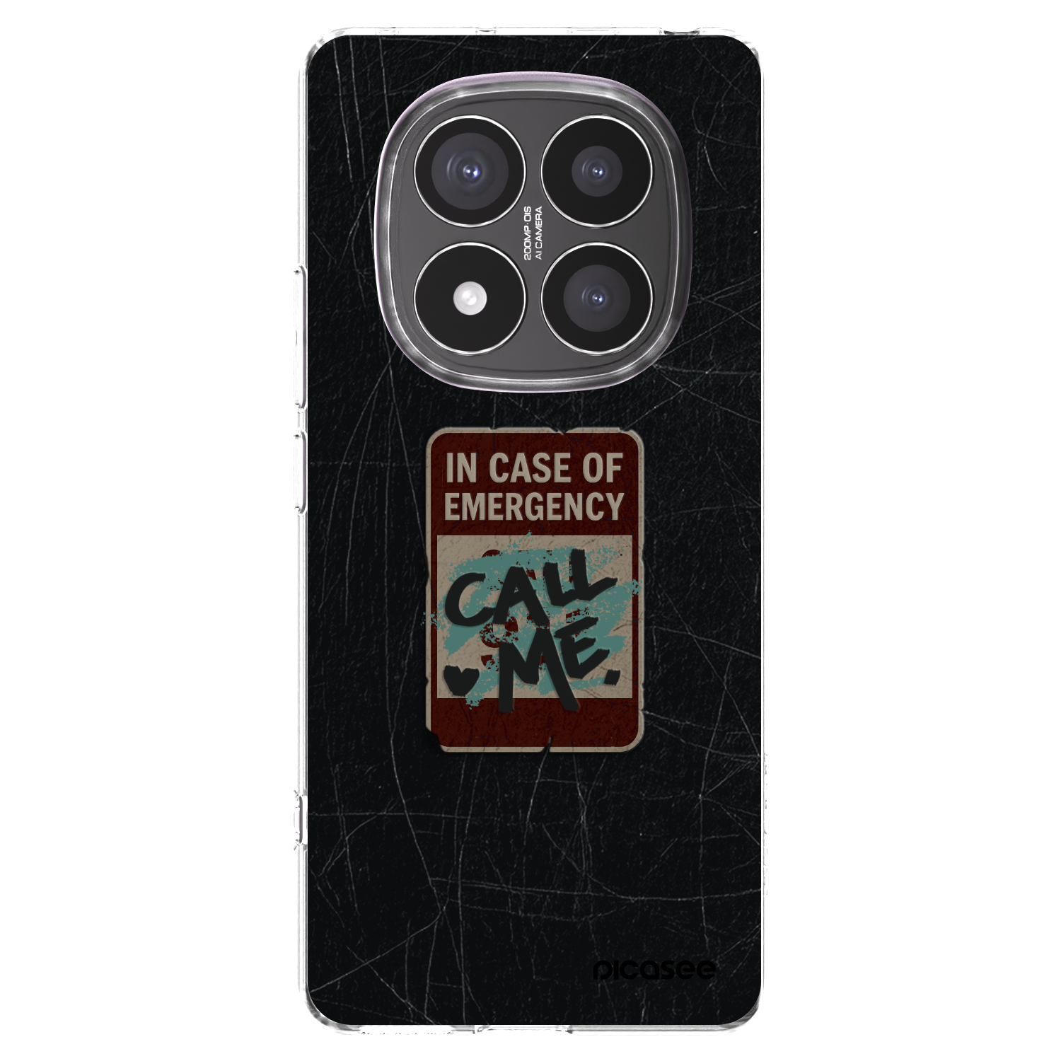 Silikónový prehľadný obal pre Xiaomi Redmi Note 14 Pro+ 5G - EMERGENCY