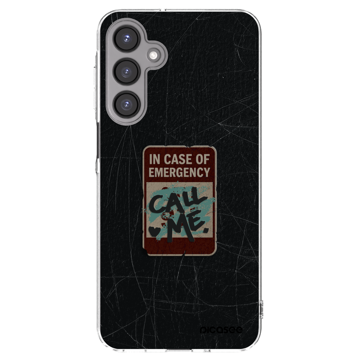 Picasee silikónový prehľadný obal pre Samsung Galaxy A16 5G - EMERGENCY