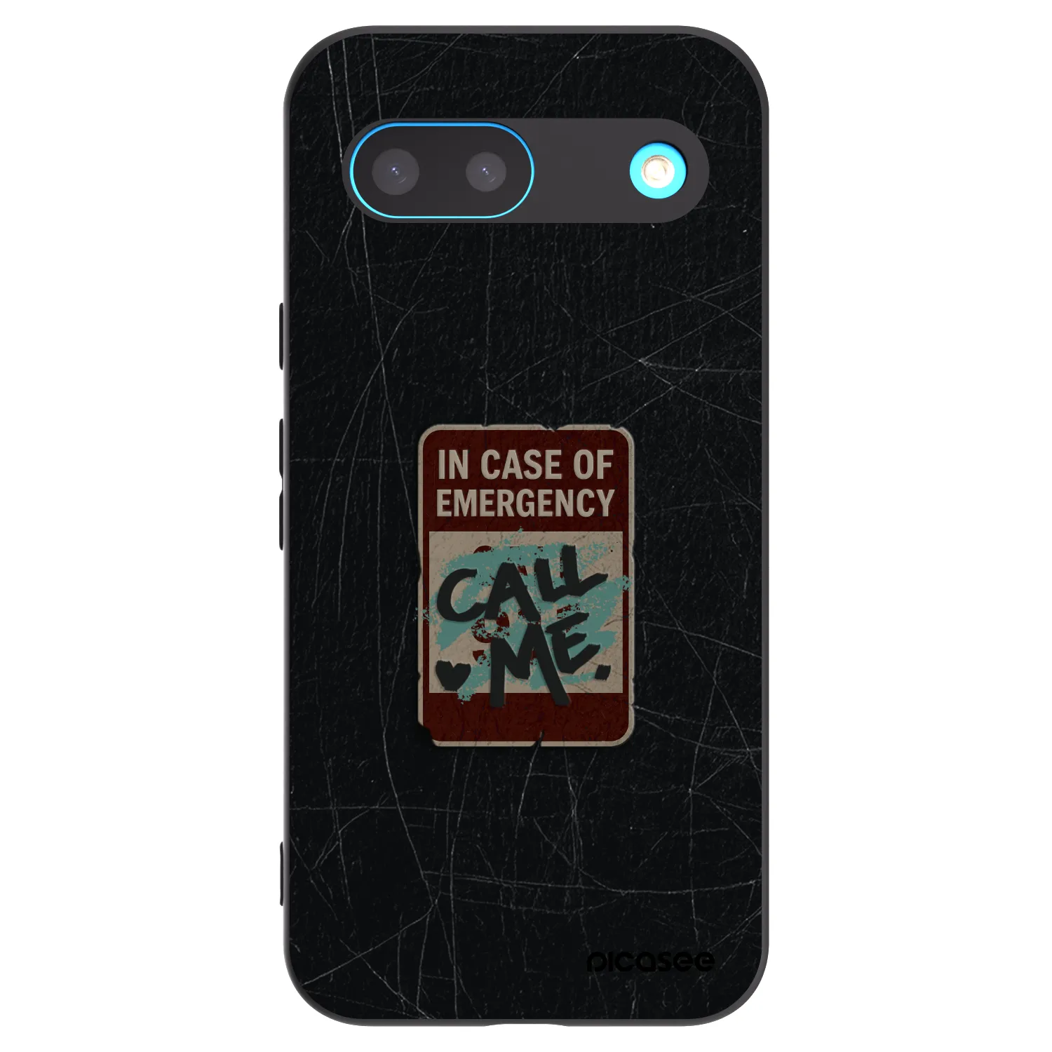 Silikónový čierny obal pre Google Pixel 8 - EMERGENCY