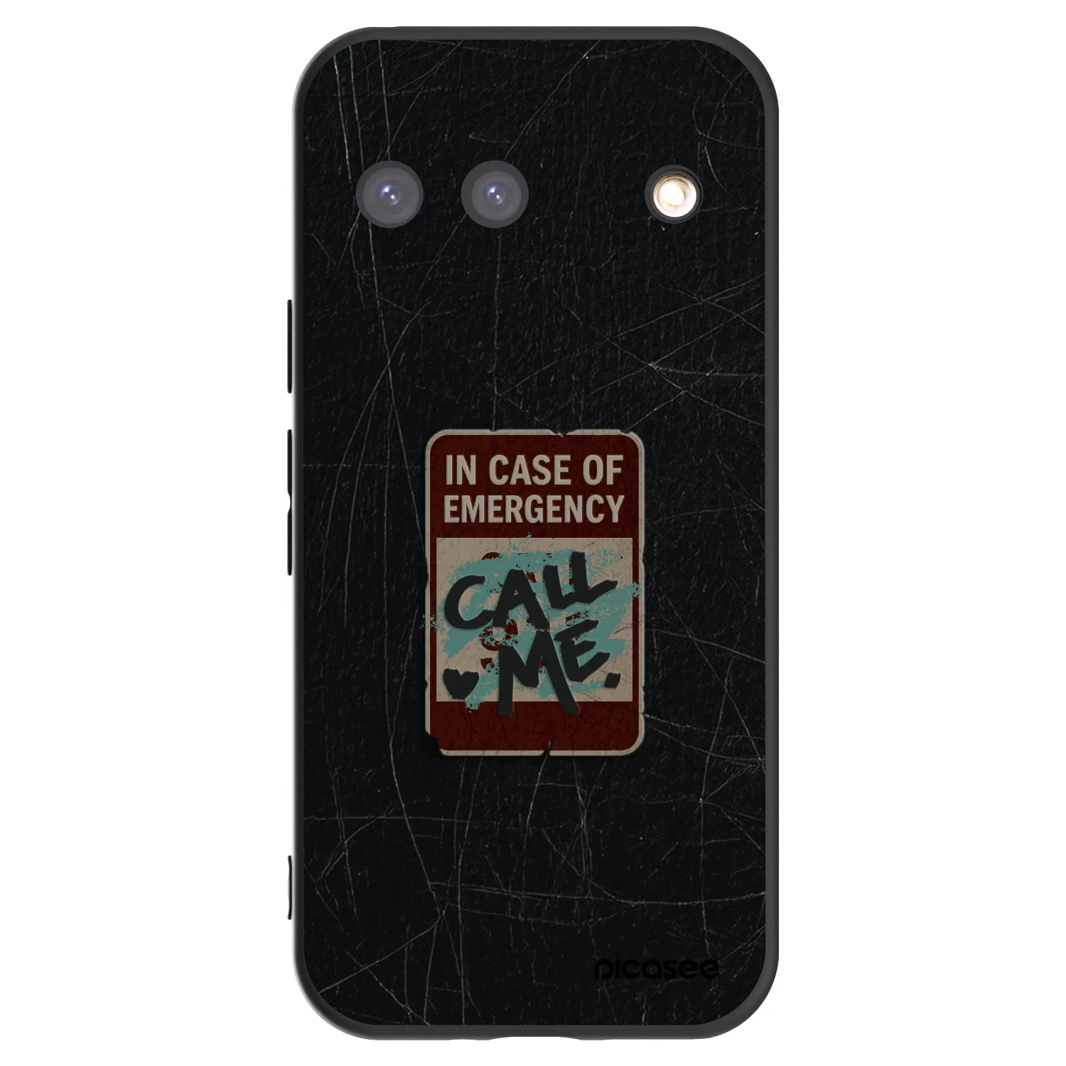 Picasee silikónový čierny obal pre Google Pixel 9 - EMERGENCY