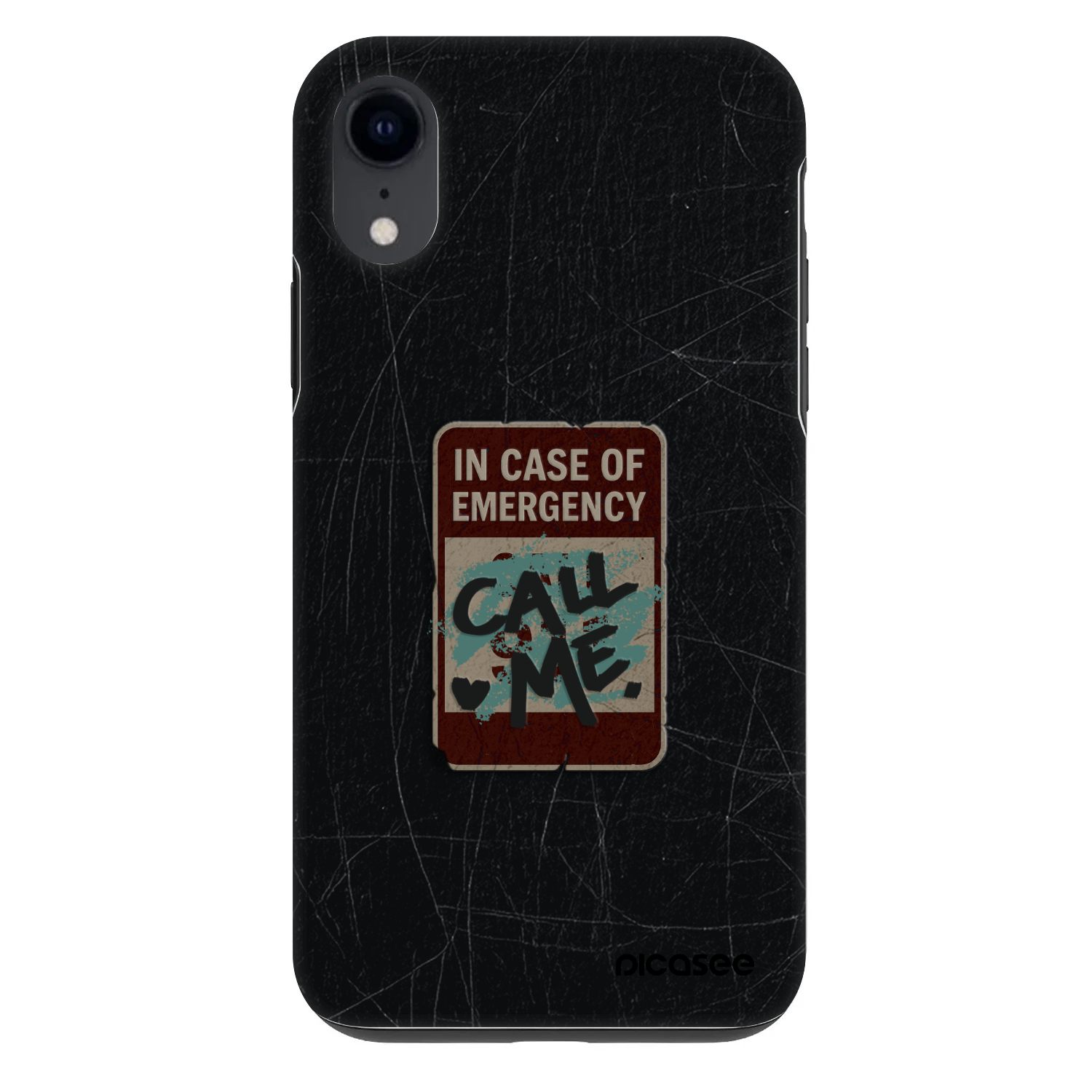 Picasee Fashion Case pre Apple iPhone XR - EMERGENCY