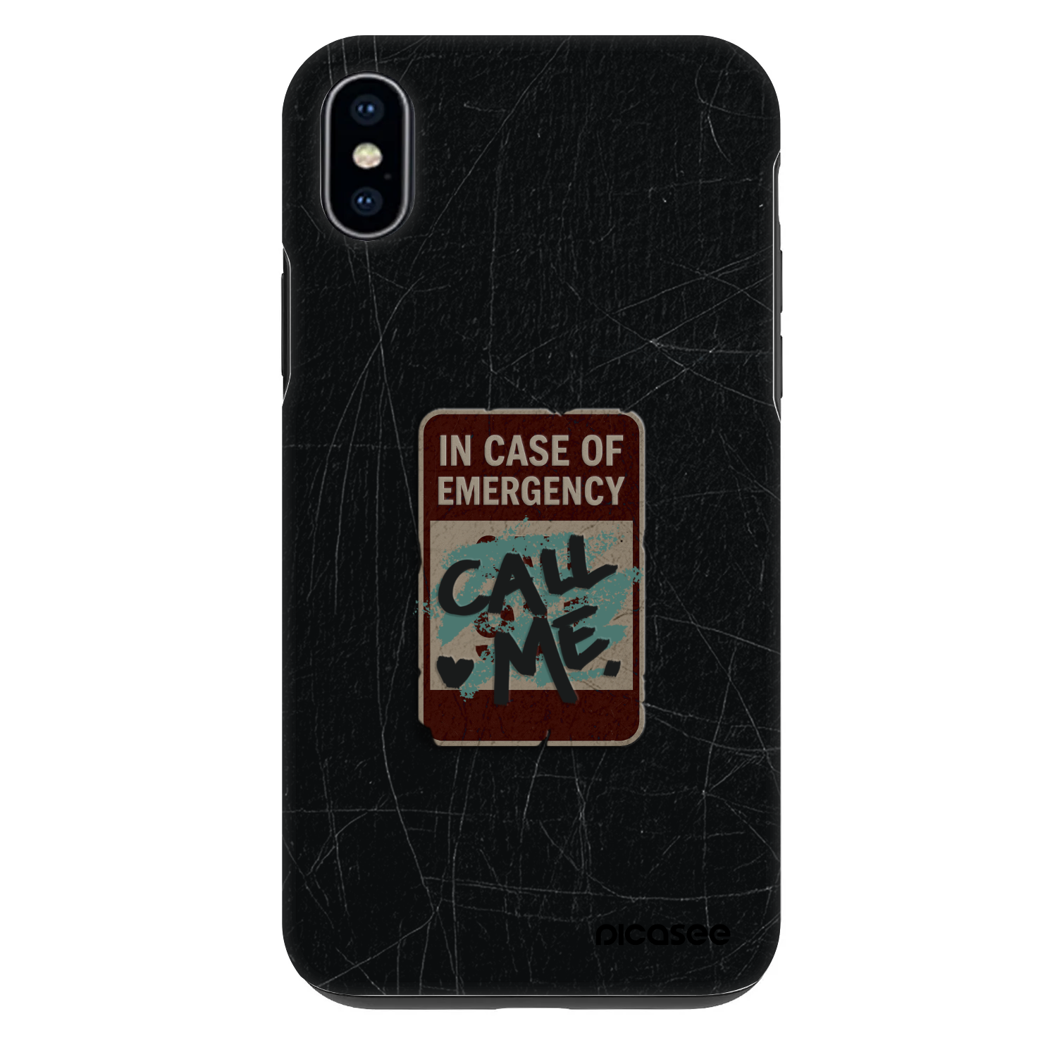 Picasee Fashion Case pre Apple iPhone XS Max - EMERGENCY