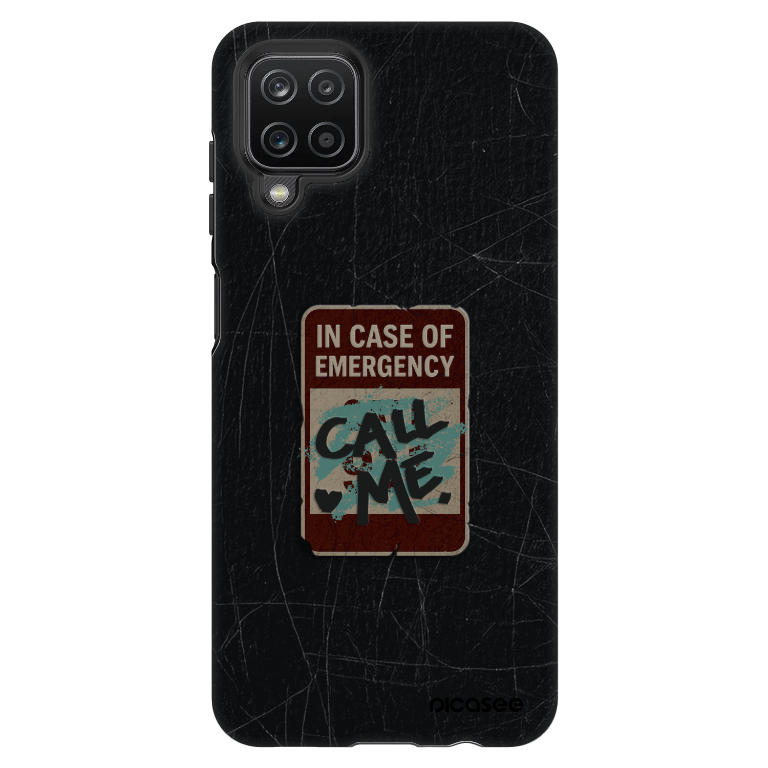 Picasee Fashion Case pre Samsung Galaxy A12 A125F - EMERGENCY
