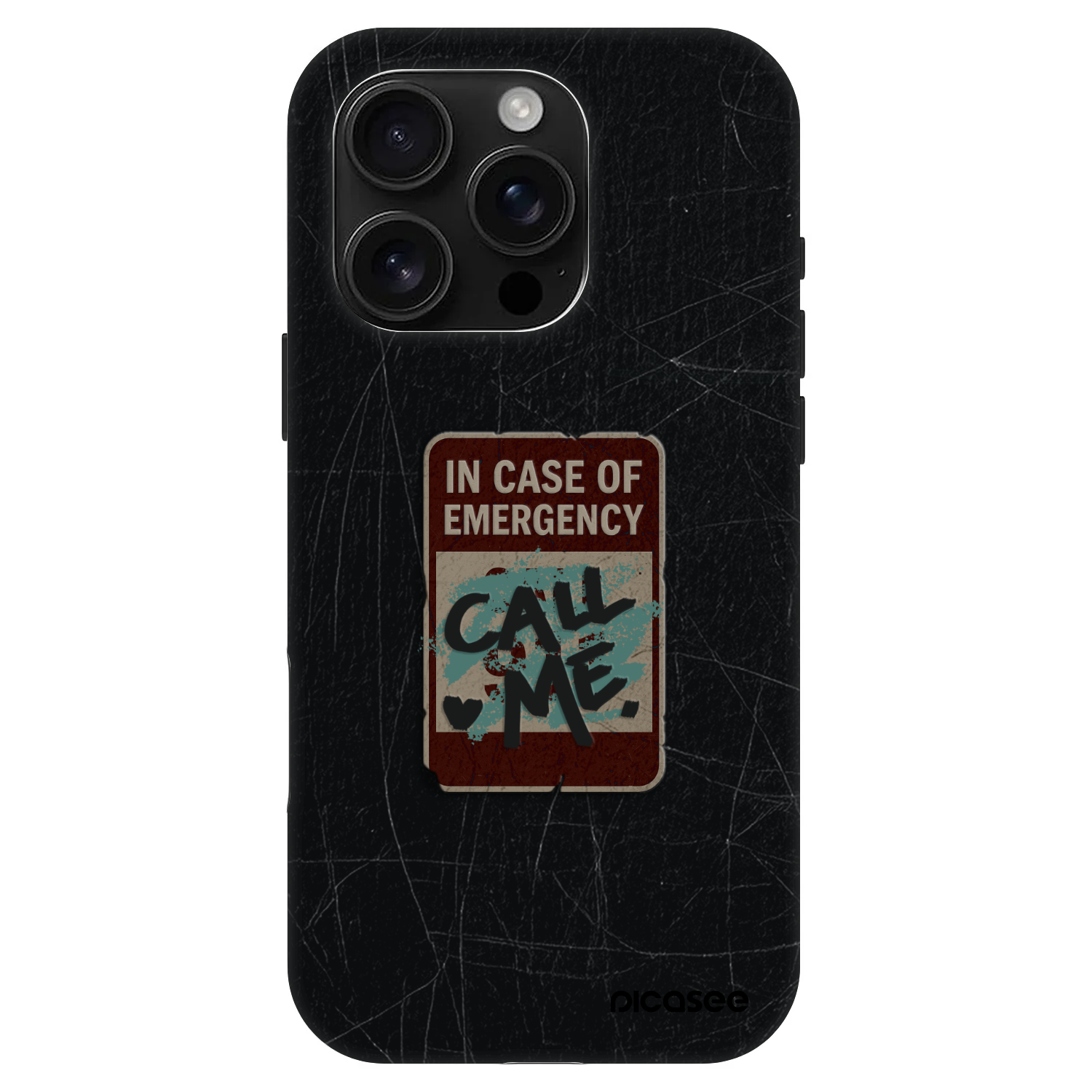 Picasee Fashion Case MagSafe pre Apple iPhone 16 Pro - EMERGENCY
