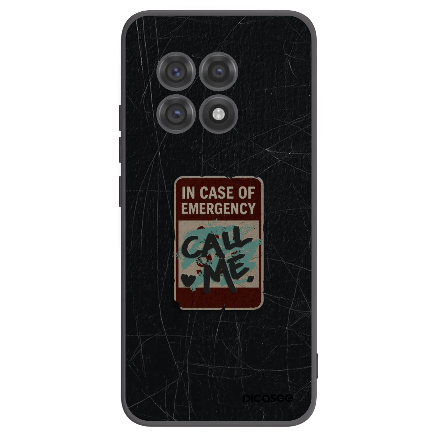 Silikónový čierny obal pre OnePlus 13R 5G - EMERGENCY