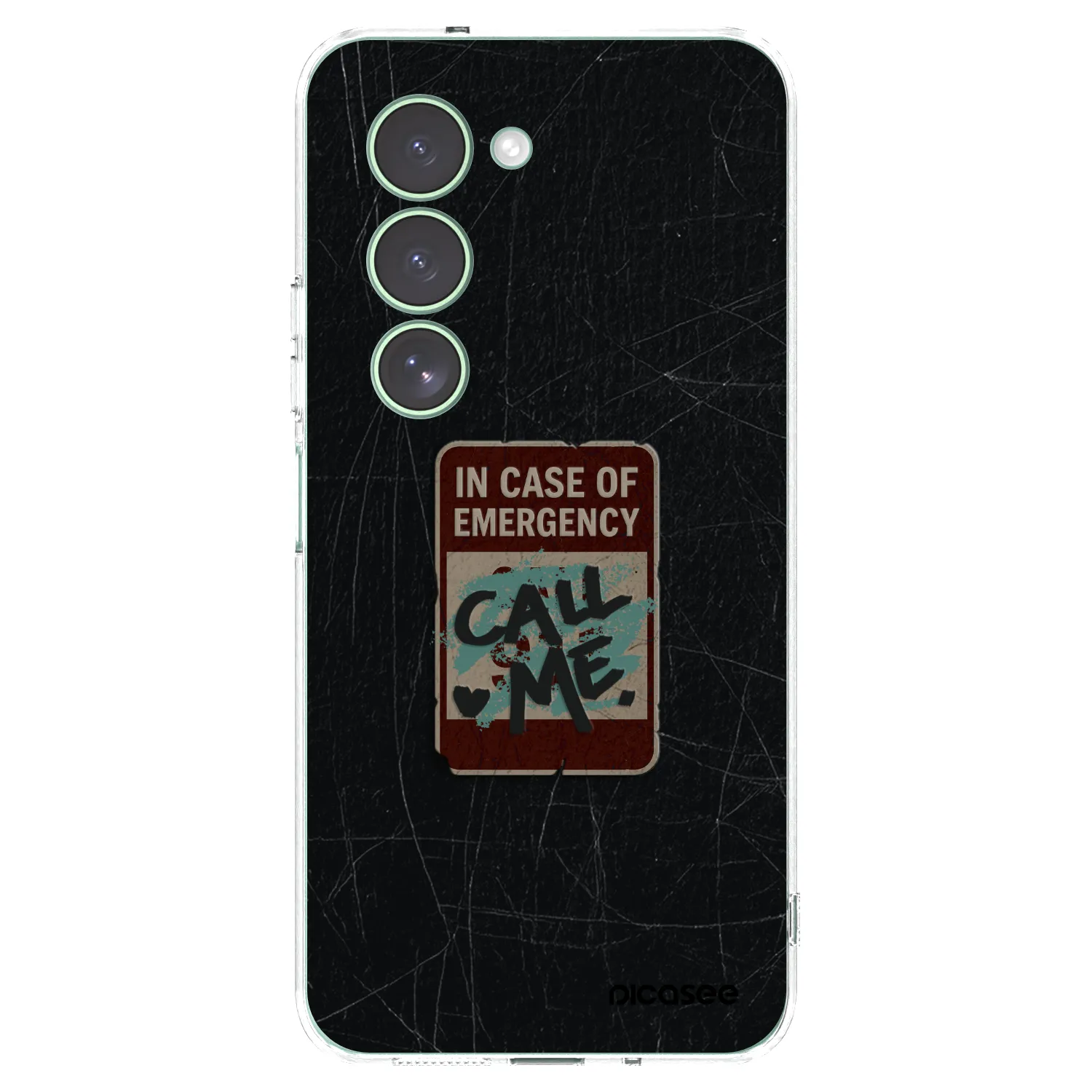 Picasee silikónový prehľadný obal pre Xiaomi Redmi 15 5G - EMERGENCY