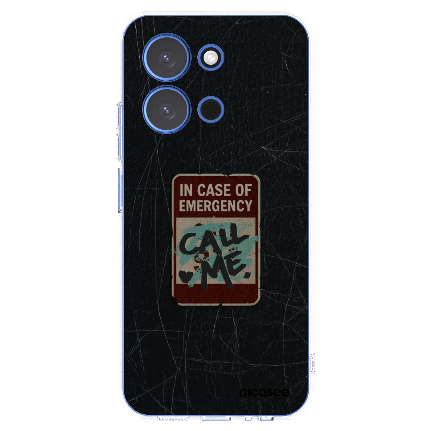 Picasee silikónový prehľadný obal pre Xiaomi Redmi 15C 4G - EMERGENCY