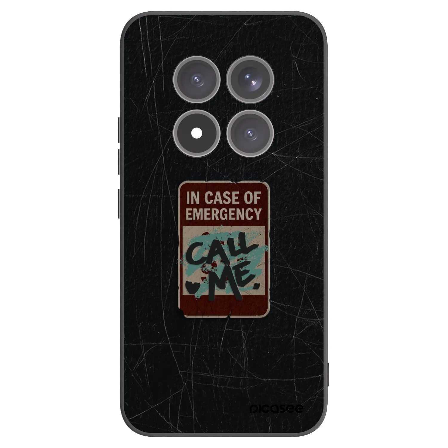 Silikónový čierny obal pre Xiaomi Redmi Note 15 Pro+ - EMERGENCY