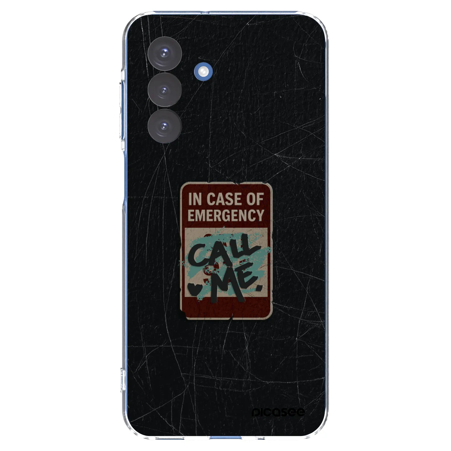 Picasee silikónový prehľadný obal pre Samsung Galaxy A17 5G - EMERGENCY