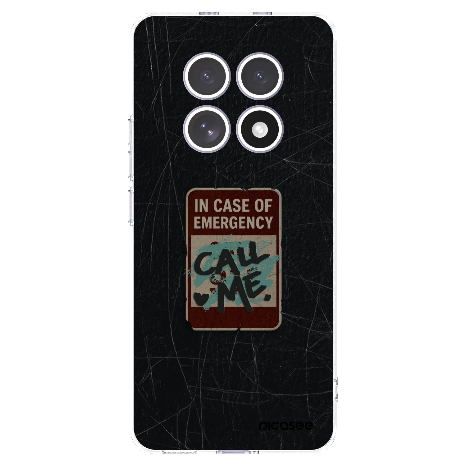 Picasee silikónový prehľadný obal pre Xiaomi Redmi Note 15 - EMERGENCY