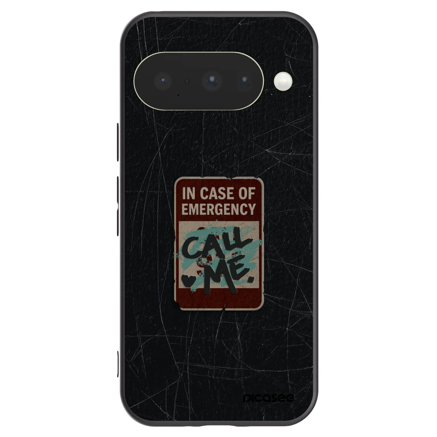 Picasee silikónový čierny obal pre Google Pixel 10 - EMERGENCY