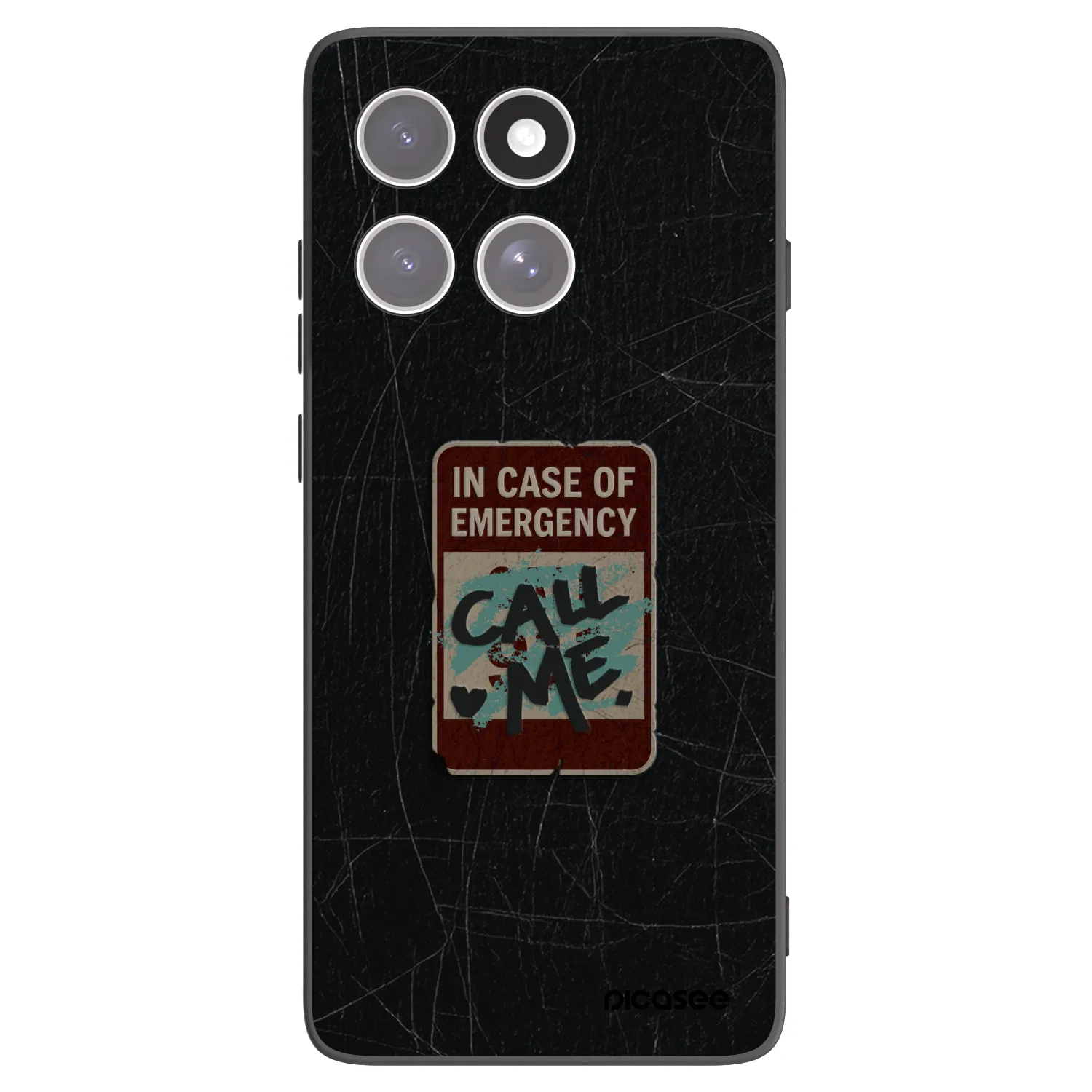 Silikónový čierny obal pre Motorola Edge 60 Fusion - EMERGENCY