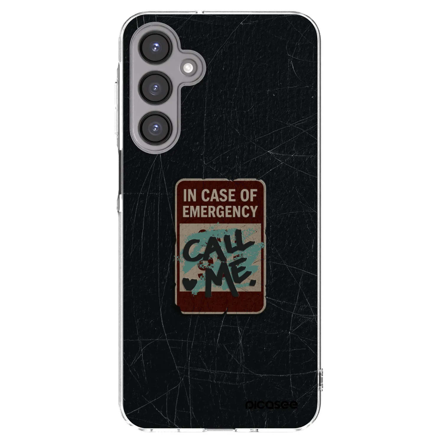 Picasee silikónový prehľadný obal pre Samsung Galaxy A16 4G - EMERGENCY