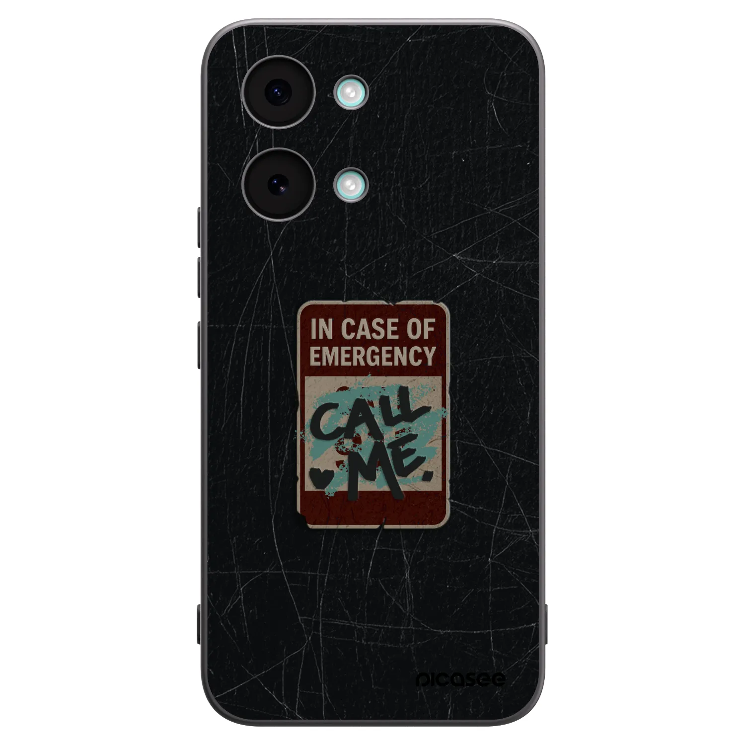 Picasee silikónový čierny obal pre Xiaomi Poco X8 Pro Max - EMERGENCY
