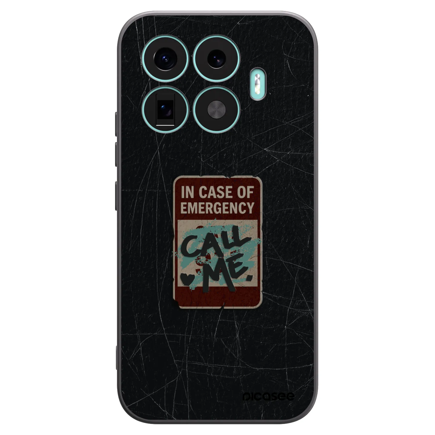 Picasee silikónový čierny obal pre Xiaomi 17T - EMERGENCY
