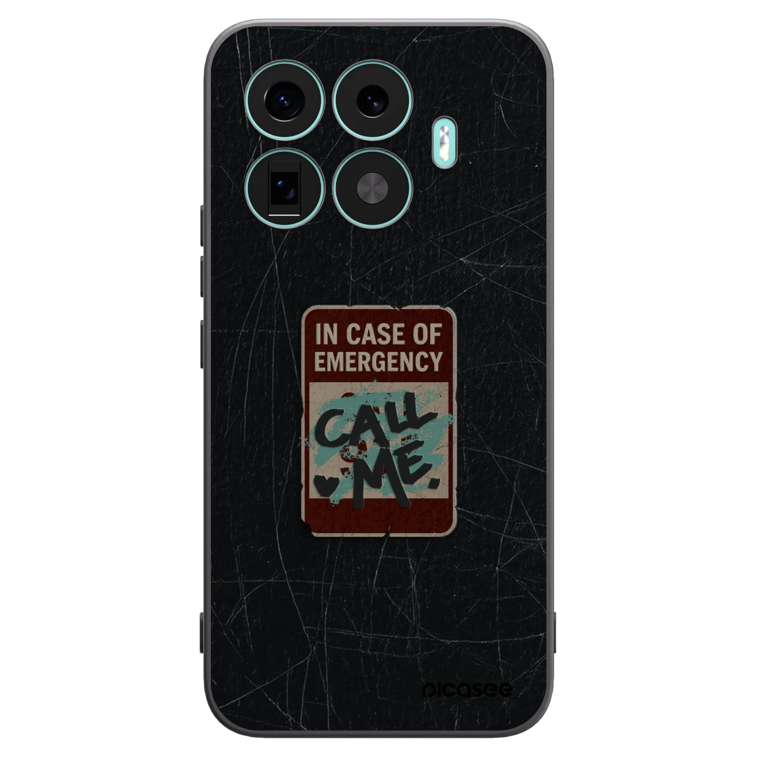 Picasee silikónový čierny obal pre Xiaomi 17T Pro - EMERGENCY