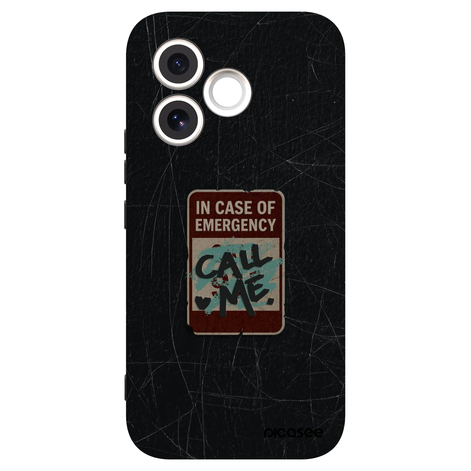Picasee silikónový čierny obal pre Honor 600 Lite - EMERGENCY