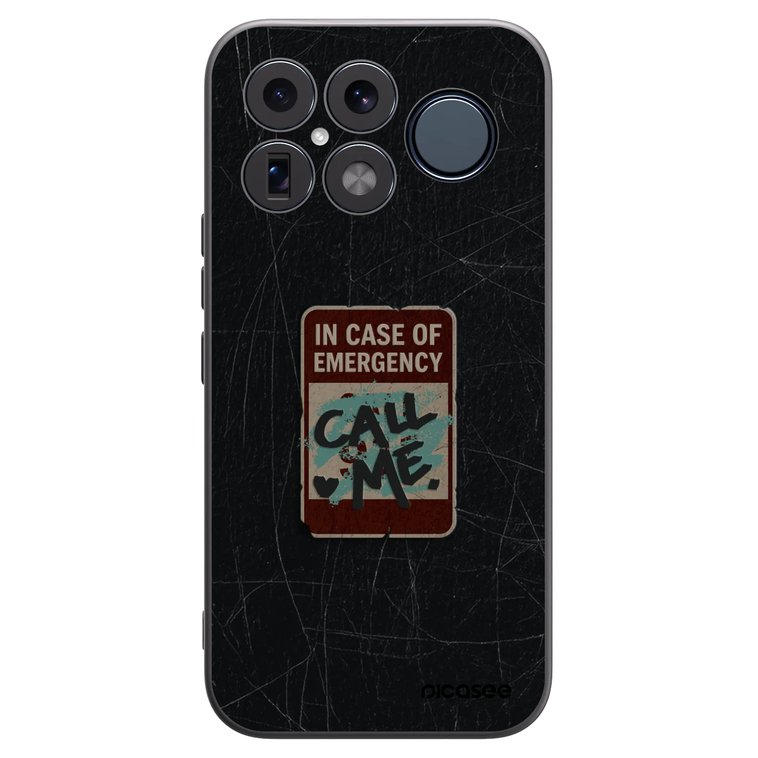 Picasee silikónový čierny obal pre Xiaomi Poco F8 Ultra - EMERGENCY