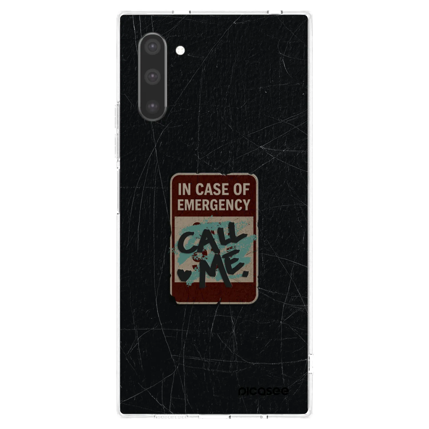 Picasee silikónový prehľadný obal pre Samsung Galaxy Note 10 N970F - EMERGENCY