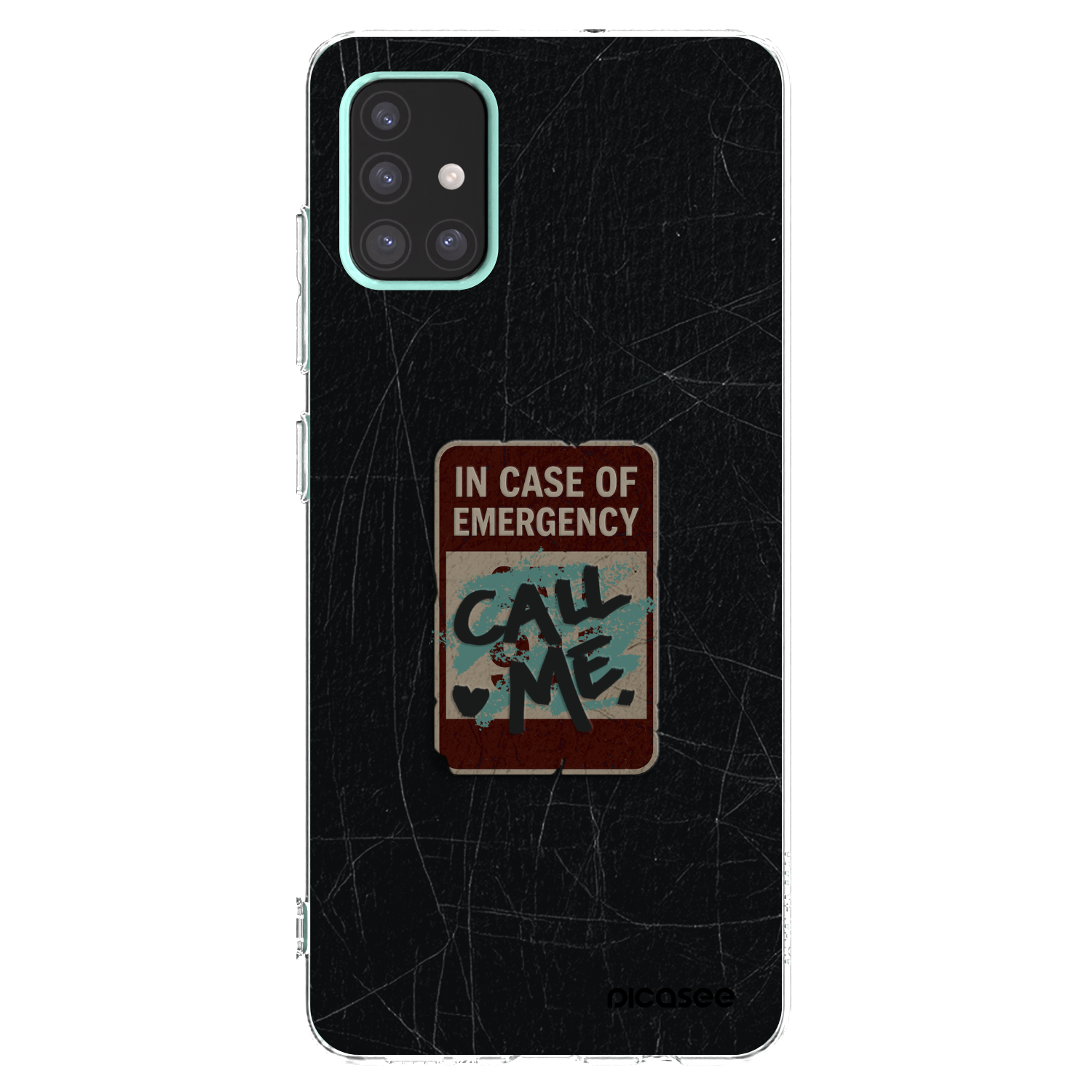 Silikónový prehľadný obal pre Samsung Galaxy A51 A515F - EMERGENCY