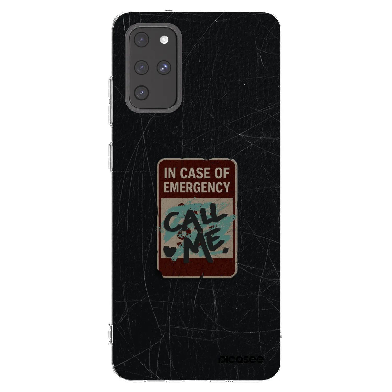 Picasee silikónový prehľadný obal pre Samsung Galaxy S20+ G985F - EMERGENCY