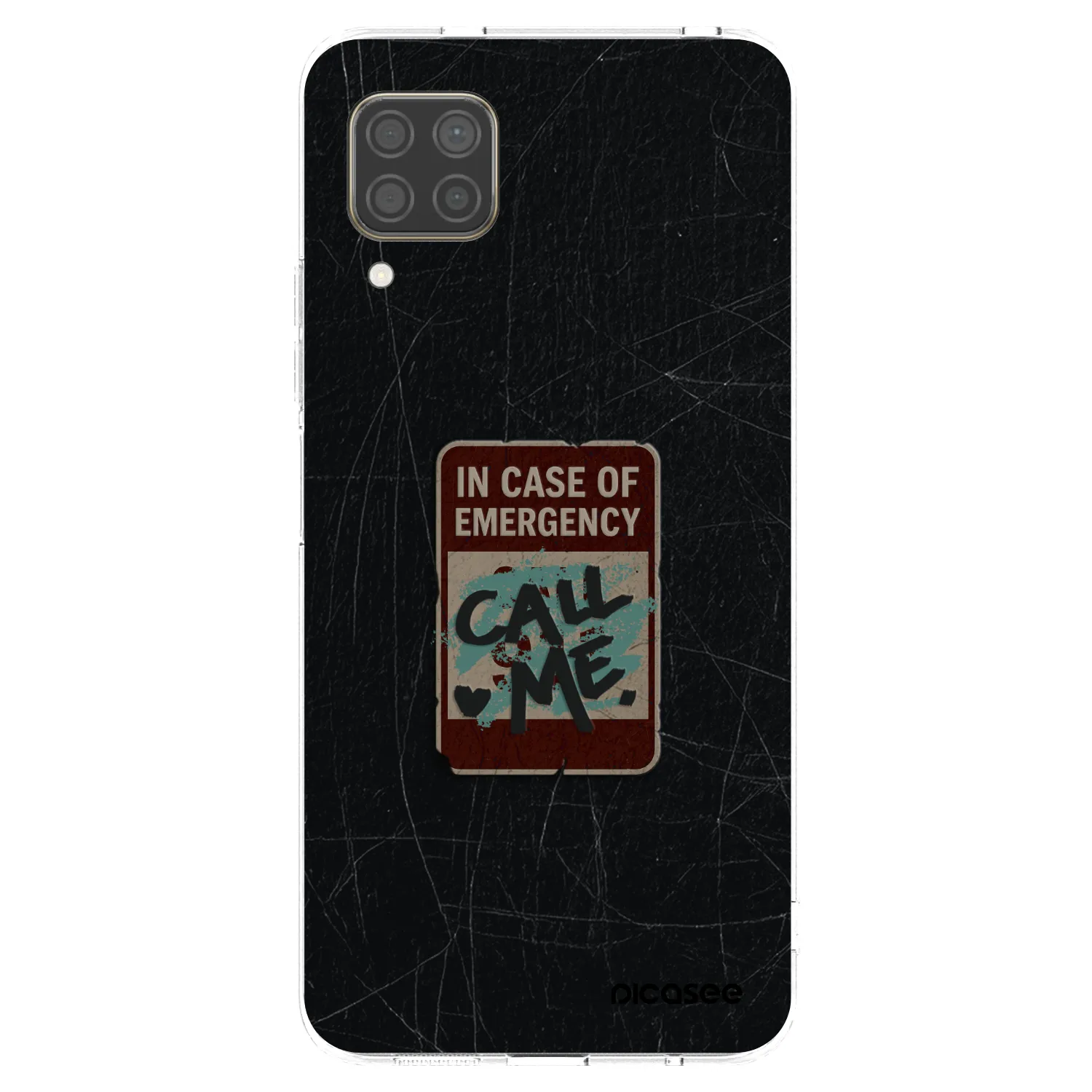 Picasee silikónový prehľadný obal pre Huawei P40 Lite - EMERGENCY